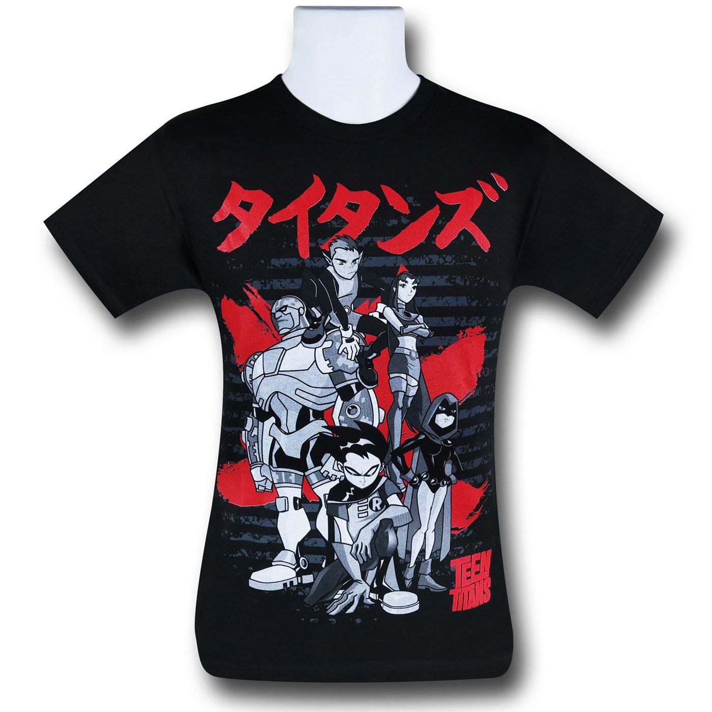 Teen Titans Japan T-Shirt, Black