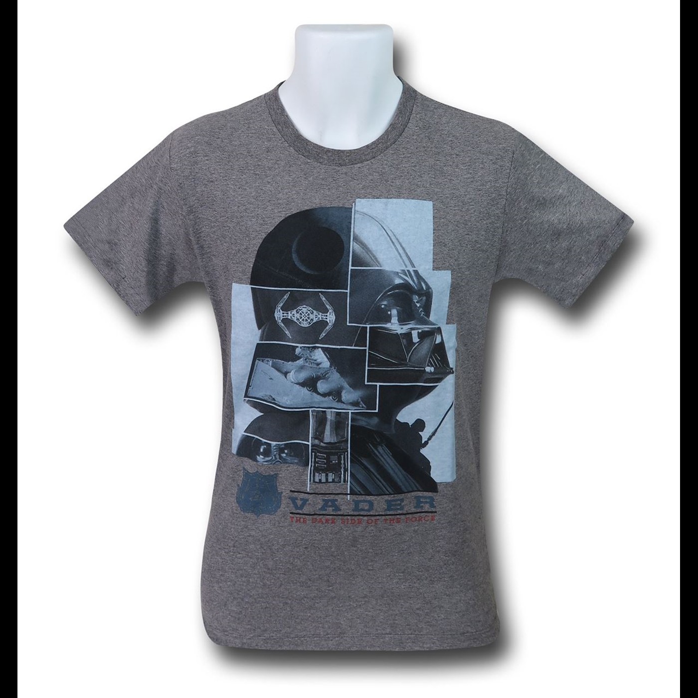 Star Wars Darth Vader Silhouette Men's T-Shirt, Grey
