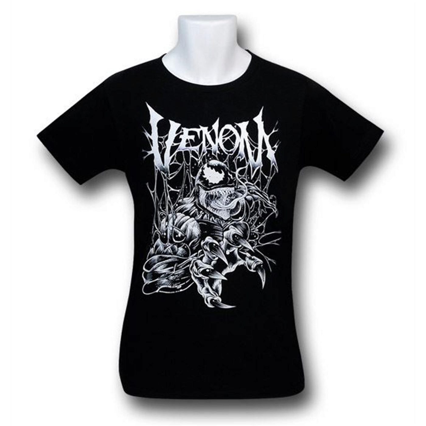 Venom Metal Claws T-Shirt, Black