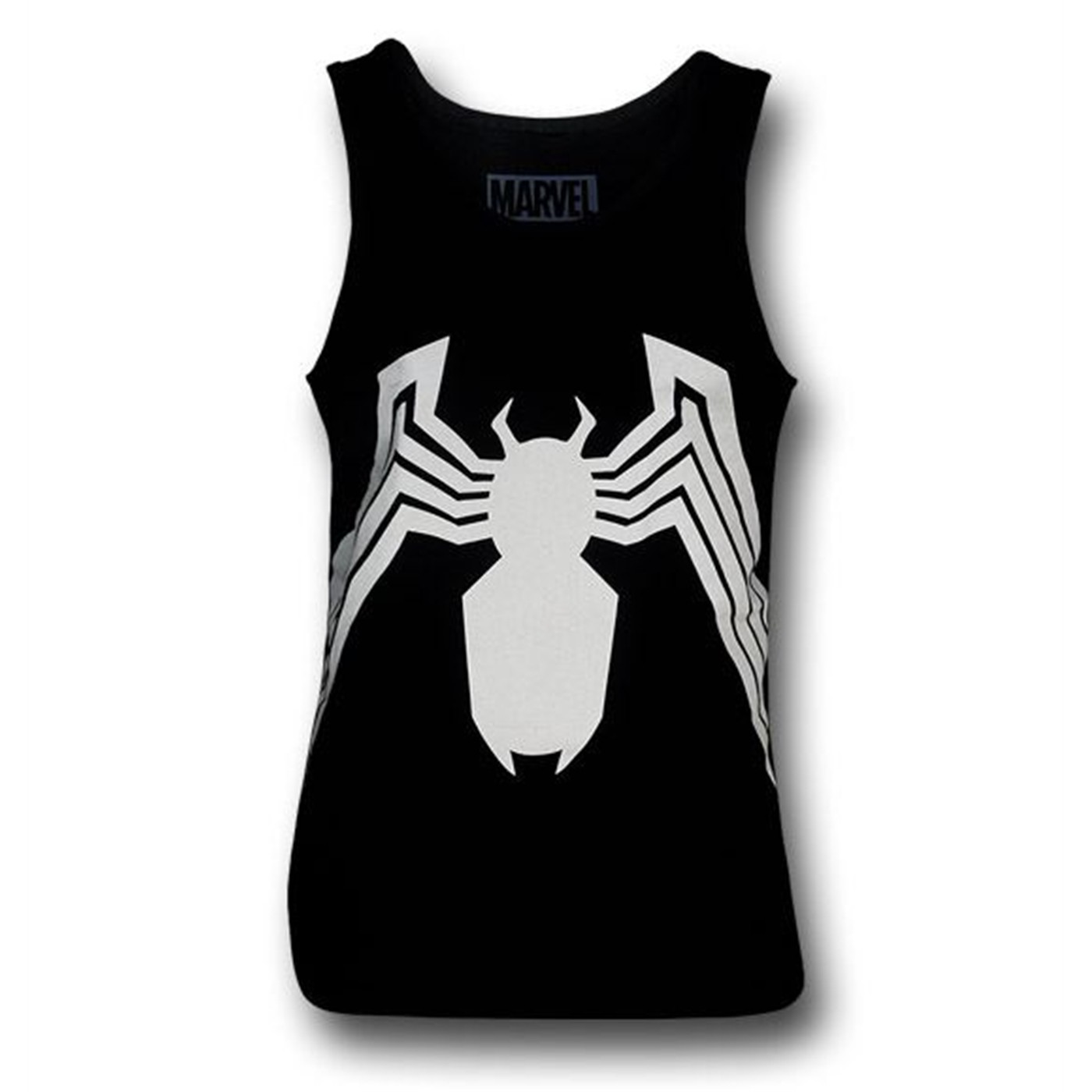 Venom Symbol Black Tank Top, Black