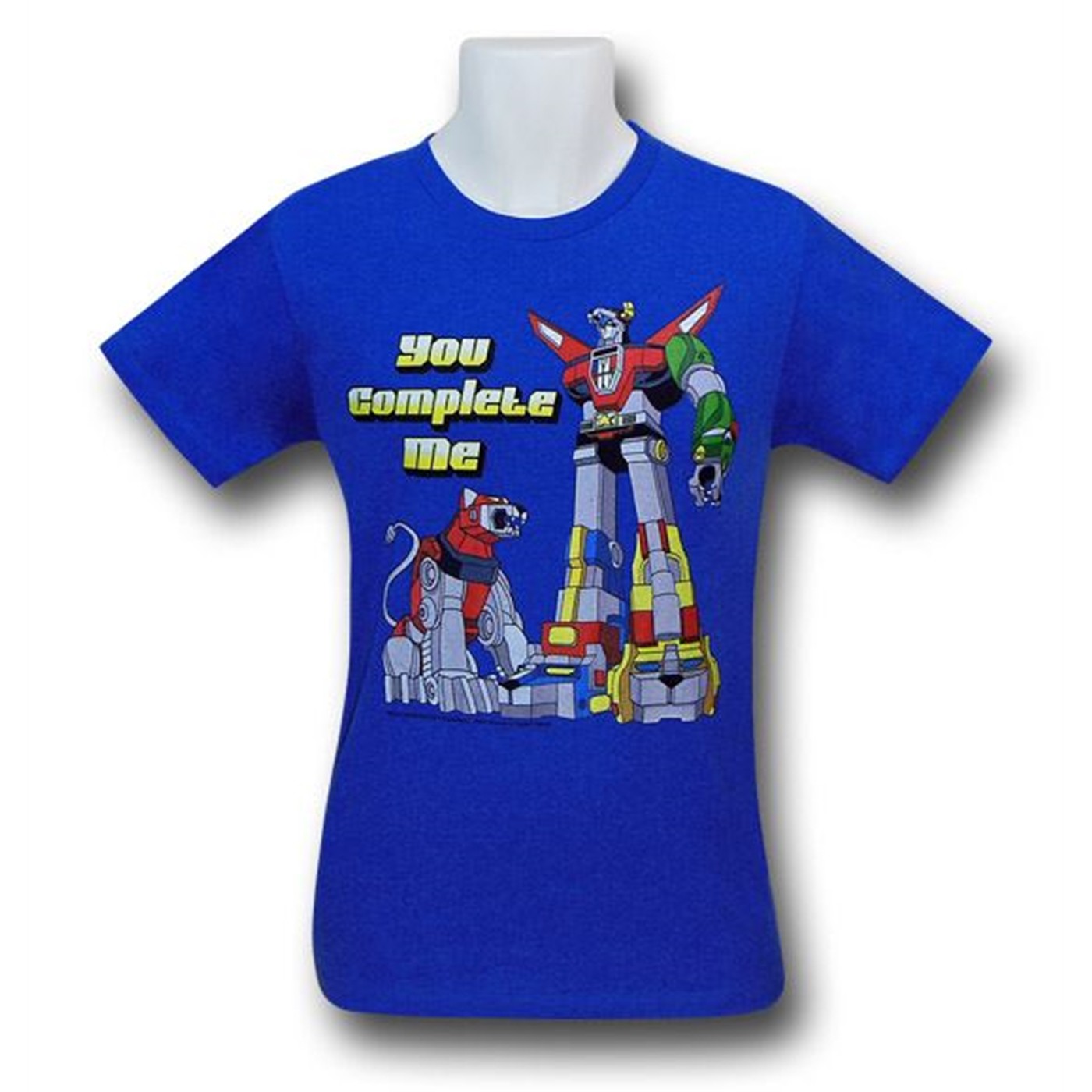 Voltron You Complete Me Blue T-Shirt, Blue