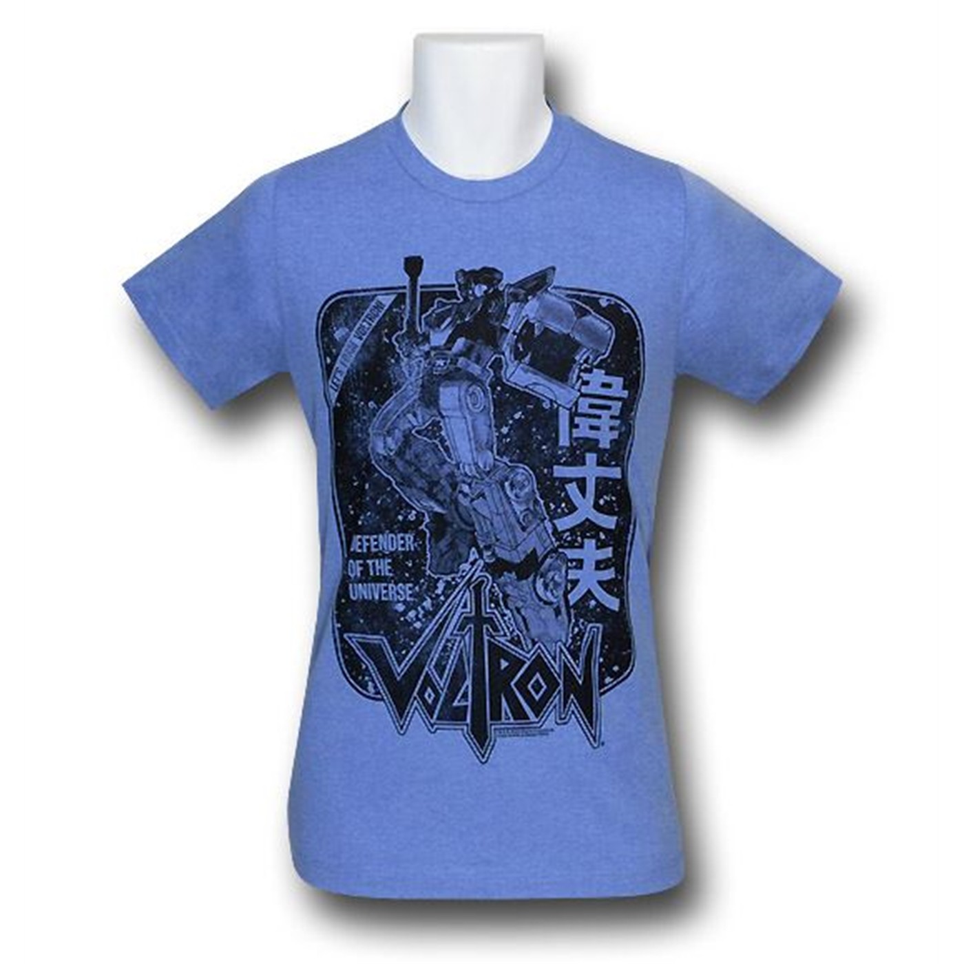 Voltron Japanese Defender of Universe T-Shirt, Blue