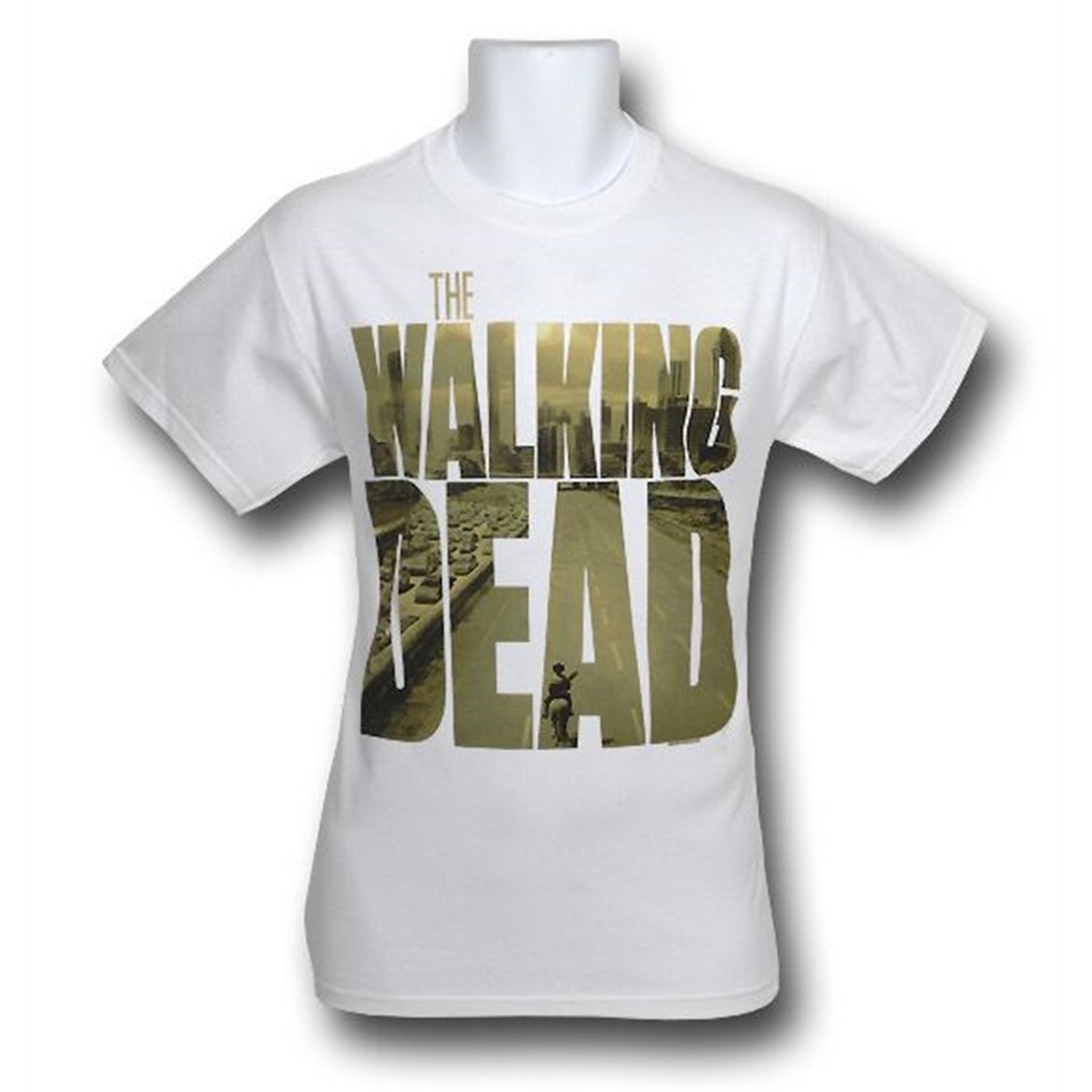 Walking Dead Atlanta Highway T-Shirt, White