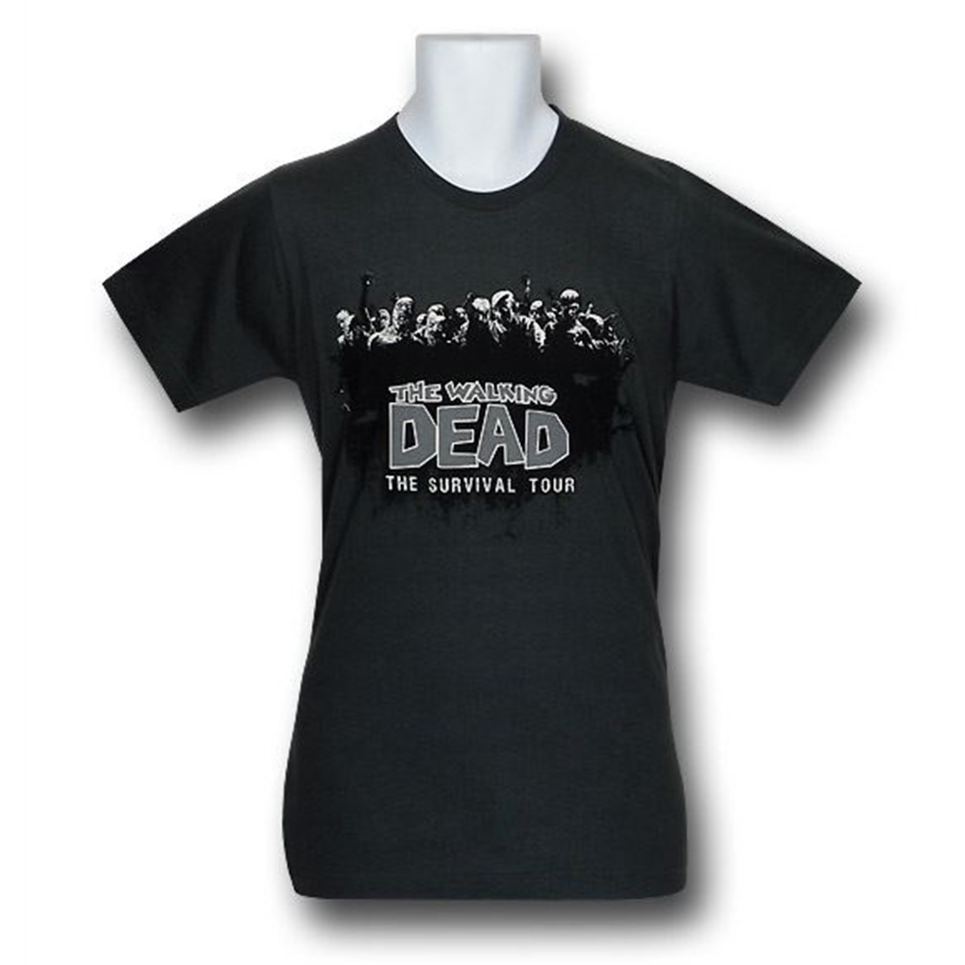 Walking Dead Survival Tour 30 Single T-Shirt, Grey