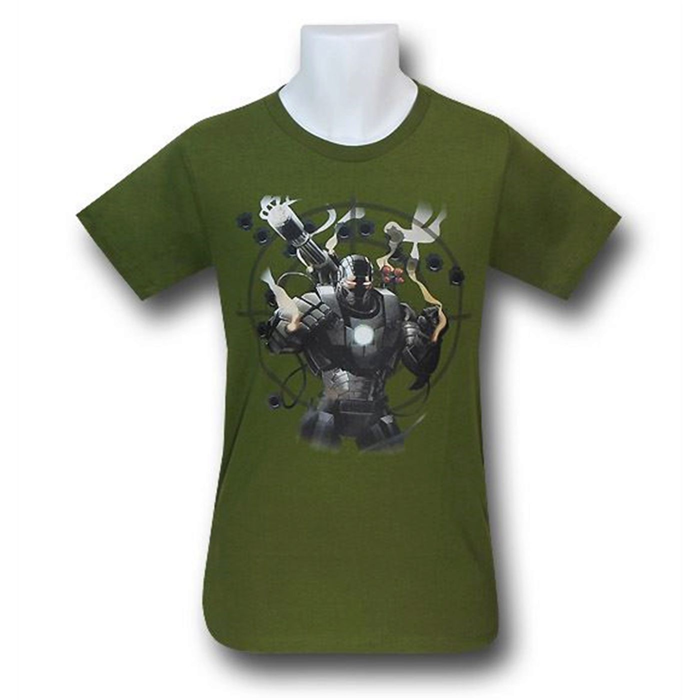 War Machine US Gov't Green 30 Single T-Shirt, Green