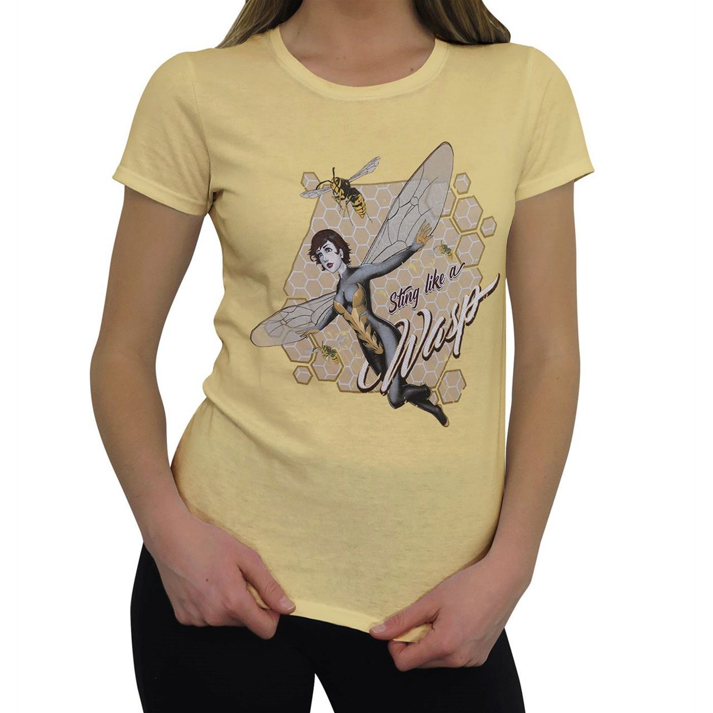 Wasp Sting Like a Wasp Women's T-Shirt, Yellow