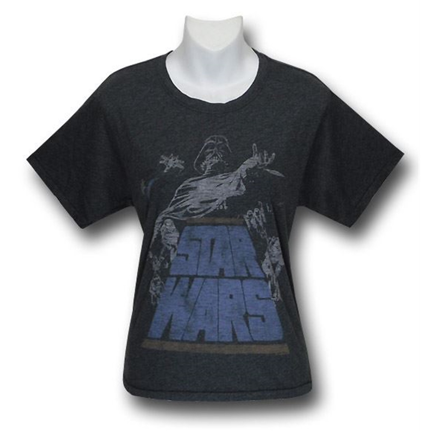 Star Wars Womens Empire Junk Food Slouch Shirt, Grey