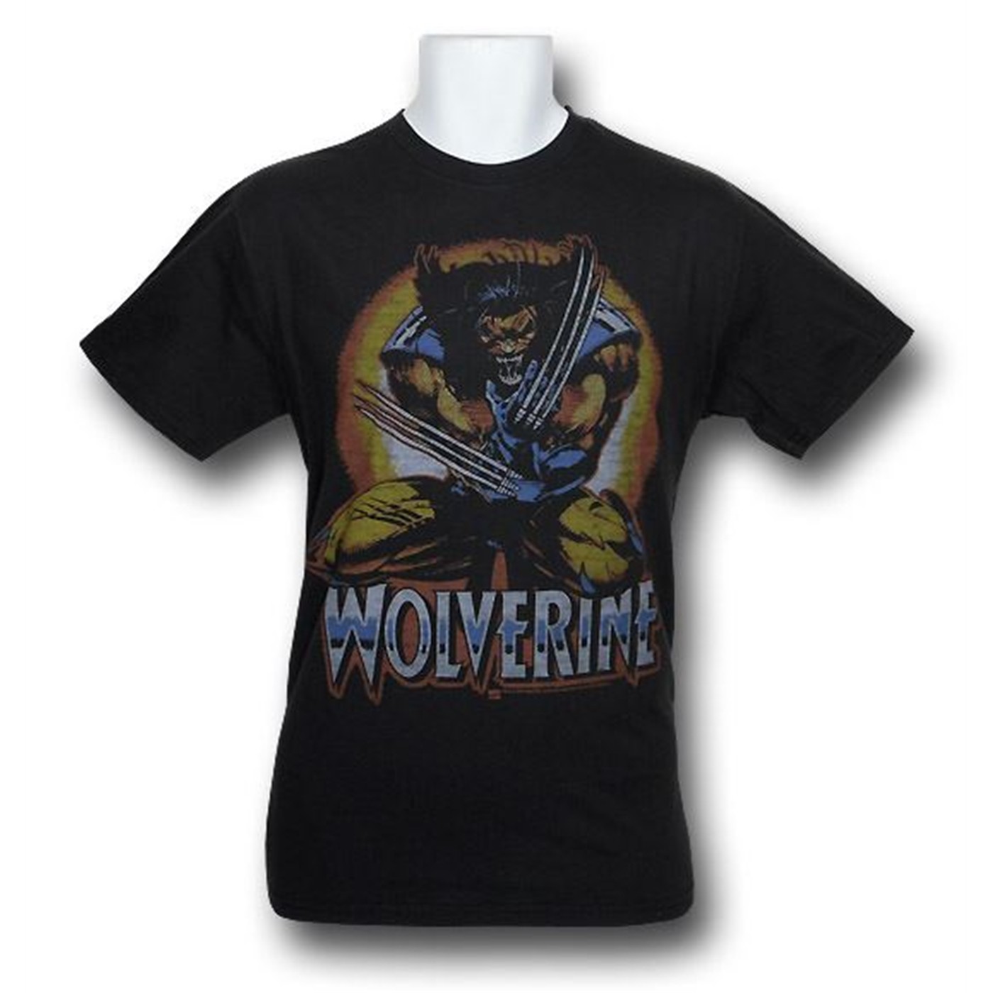 Wolverine Mutant Rage Junk Food T-Shirt, Black