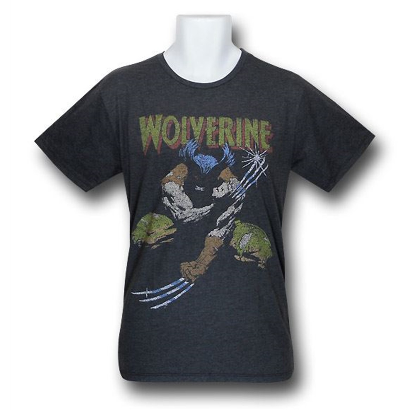 Wolverine Sam Keith Distressed Junk Food T-Shirt, Black