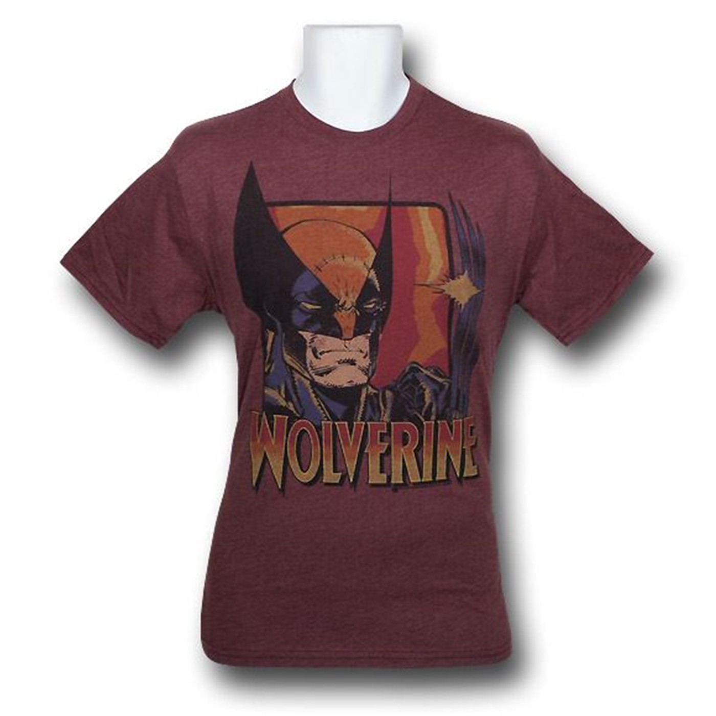 Wolverine Crimson Junk Food T-Shirt, Red