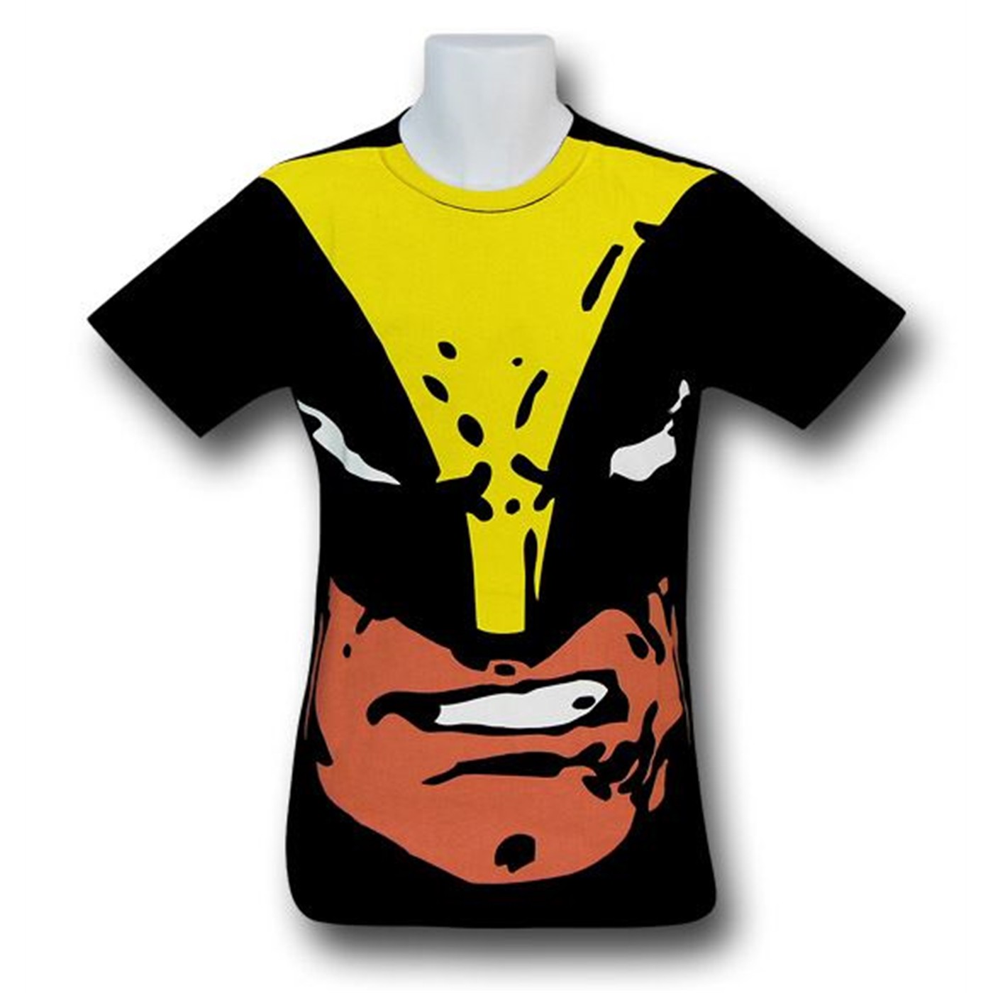 Wolverine Giant Face 30 Single T-Shirt, Black