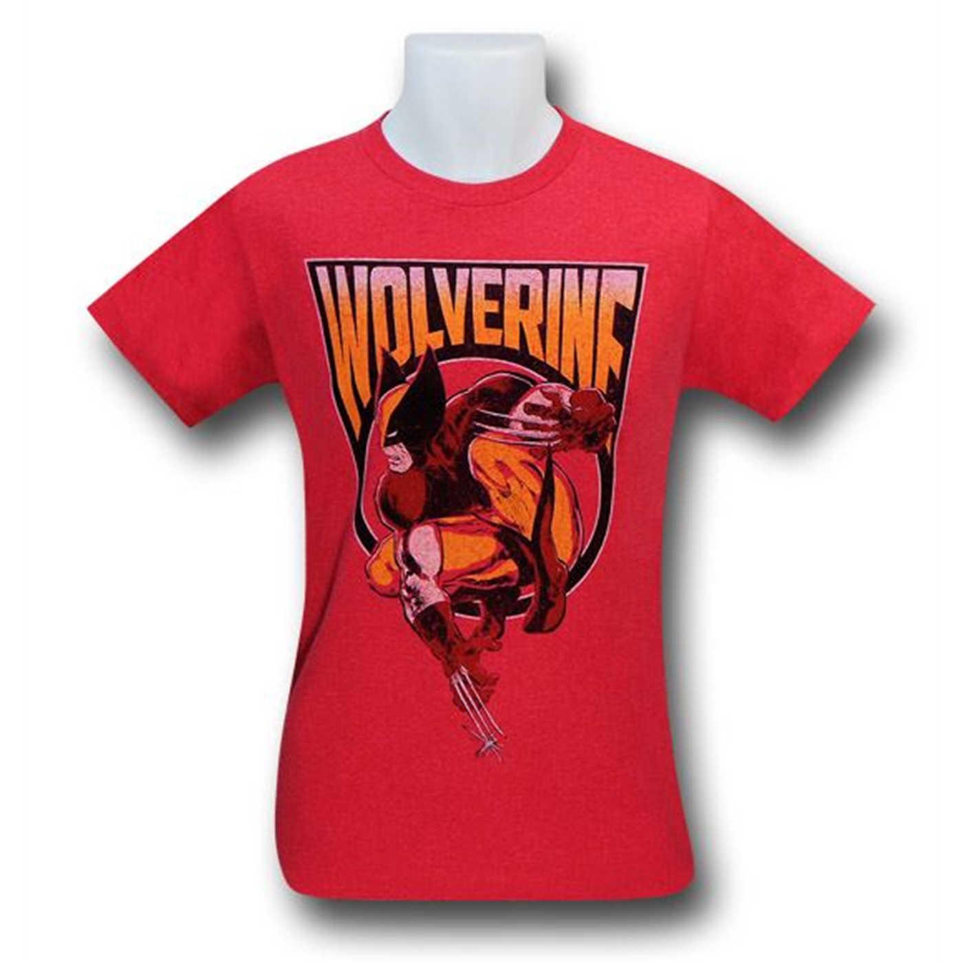 Wolverine Heather Red Prowl 30 Single T-Shirt, Red