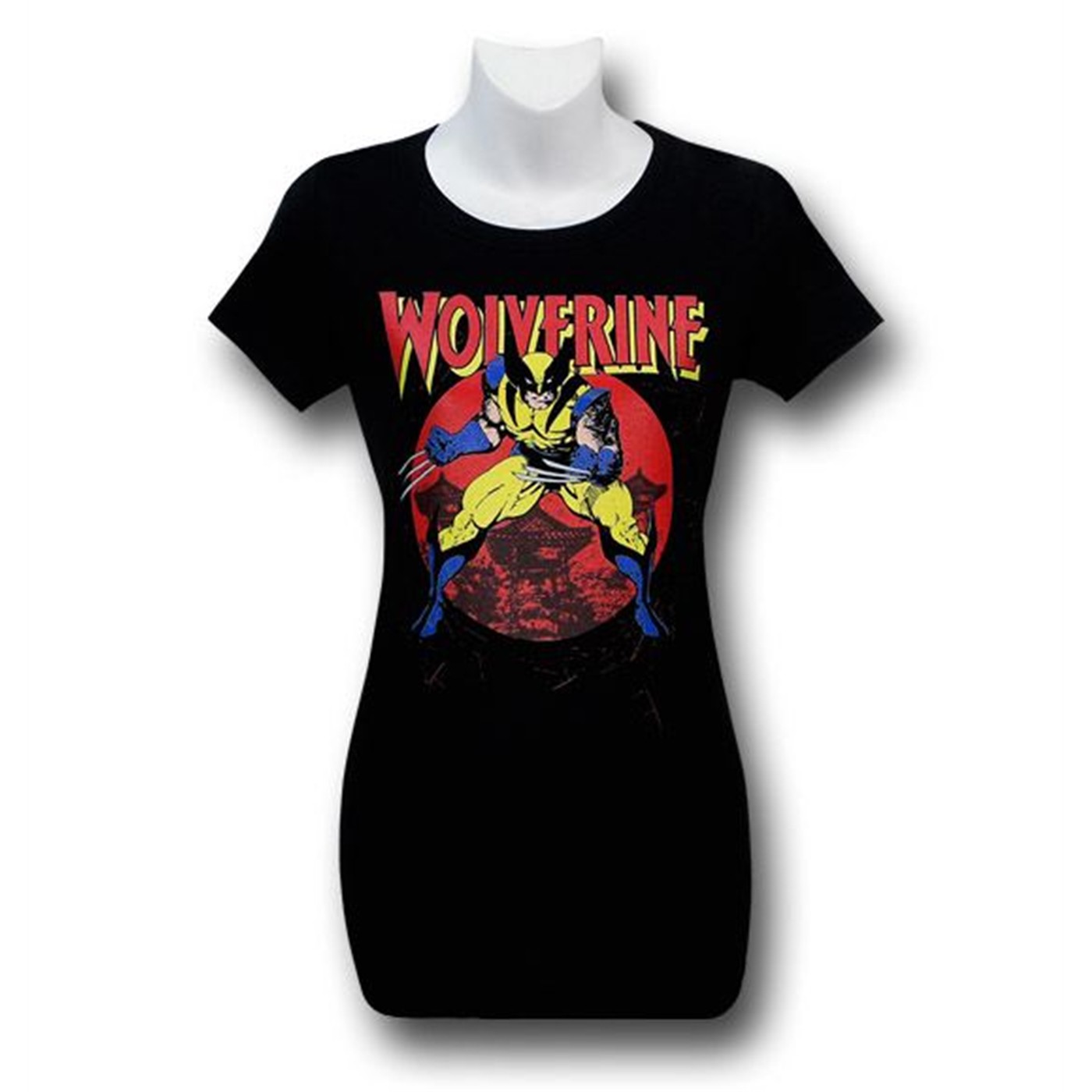 Wolverine Women's Red Sun T-Shirt, Black