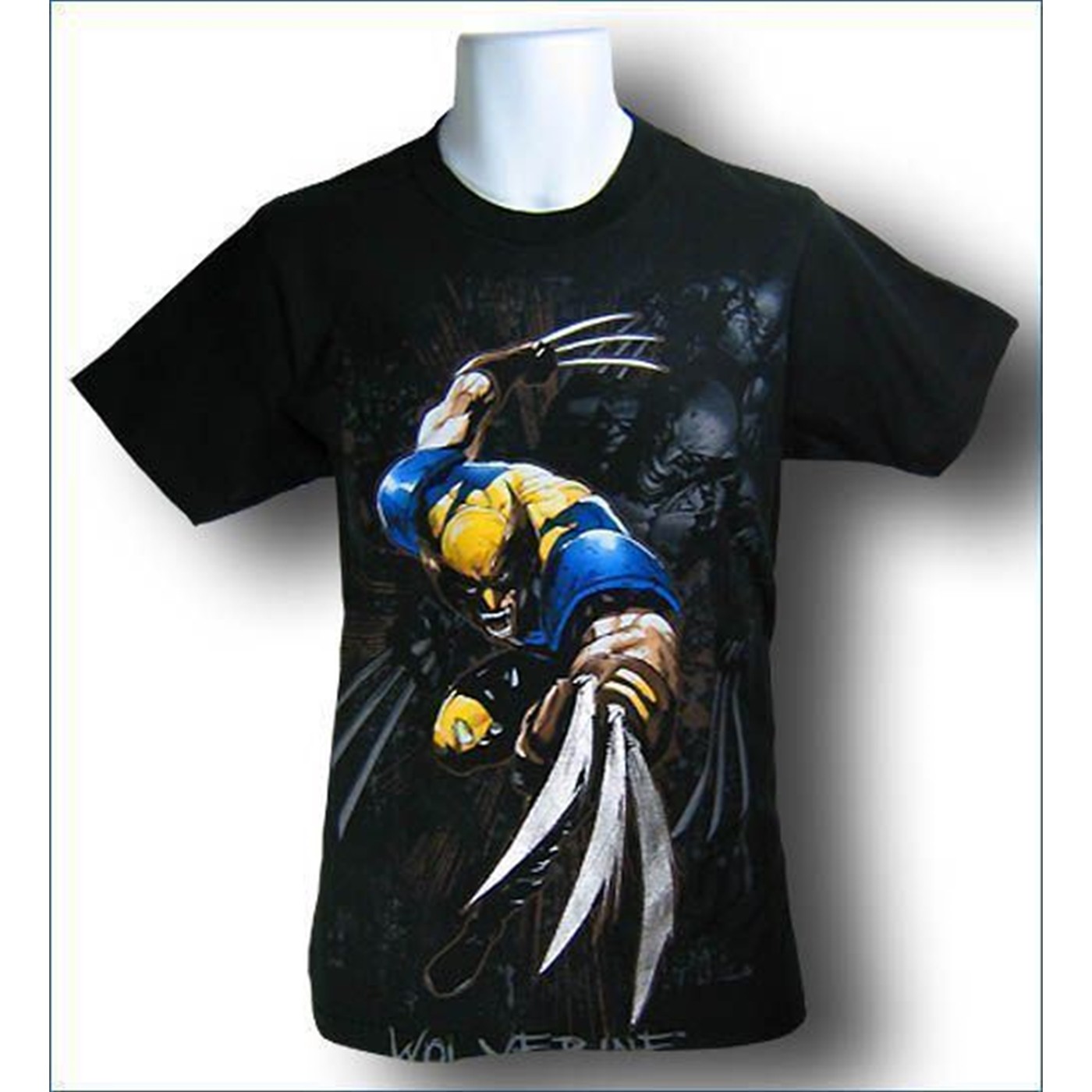 Wolverine T-Shirt Lunging Death, Black