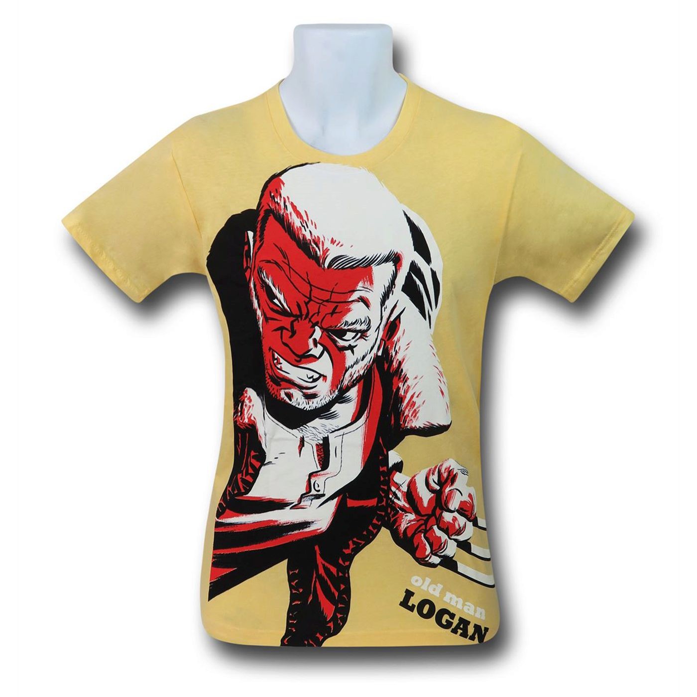 Wolverine Old Man Logan Sublimated Men's T-Shirt, Yellow