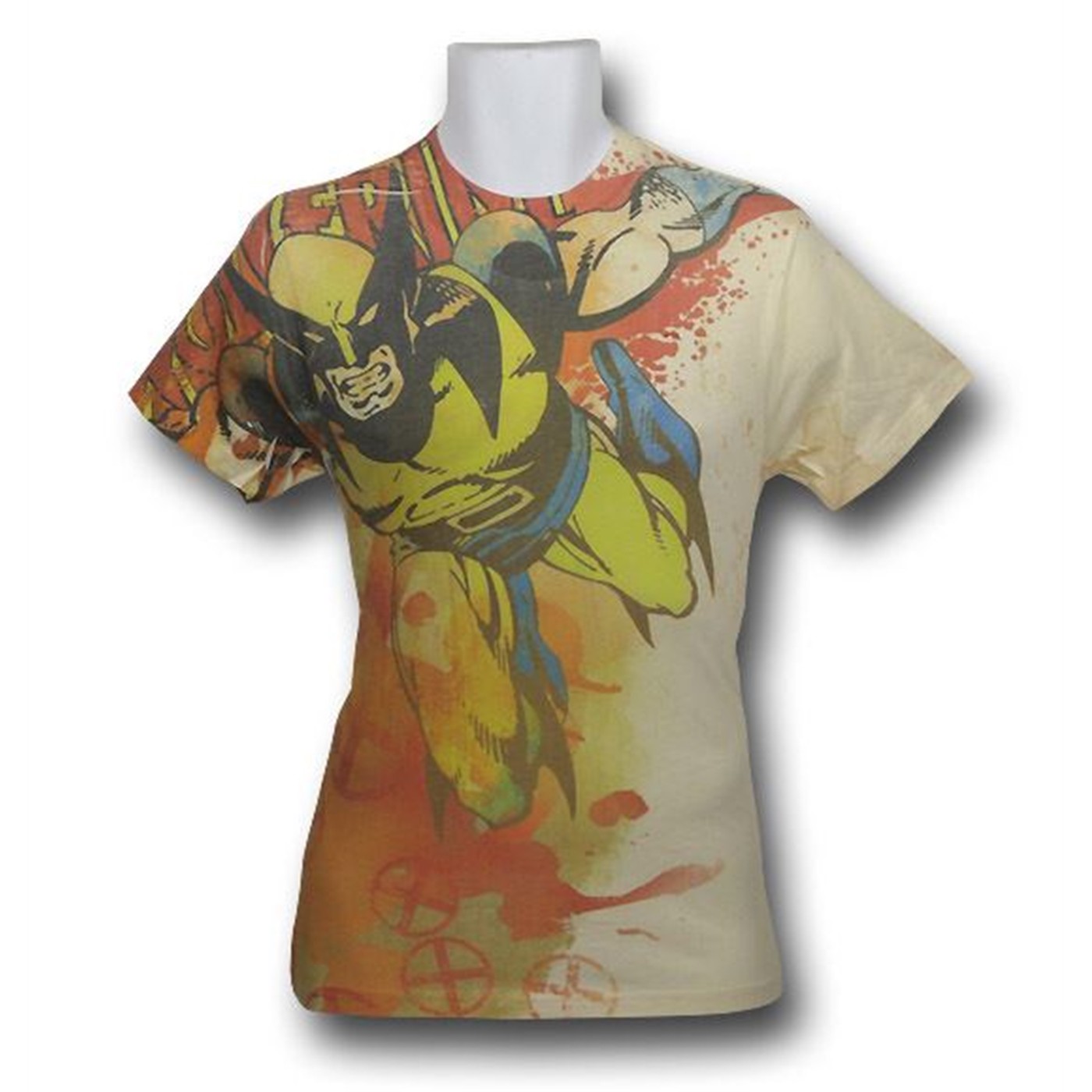 Wolverine Classic Pouncing Sublimated T-Shirt, White