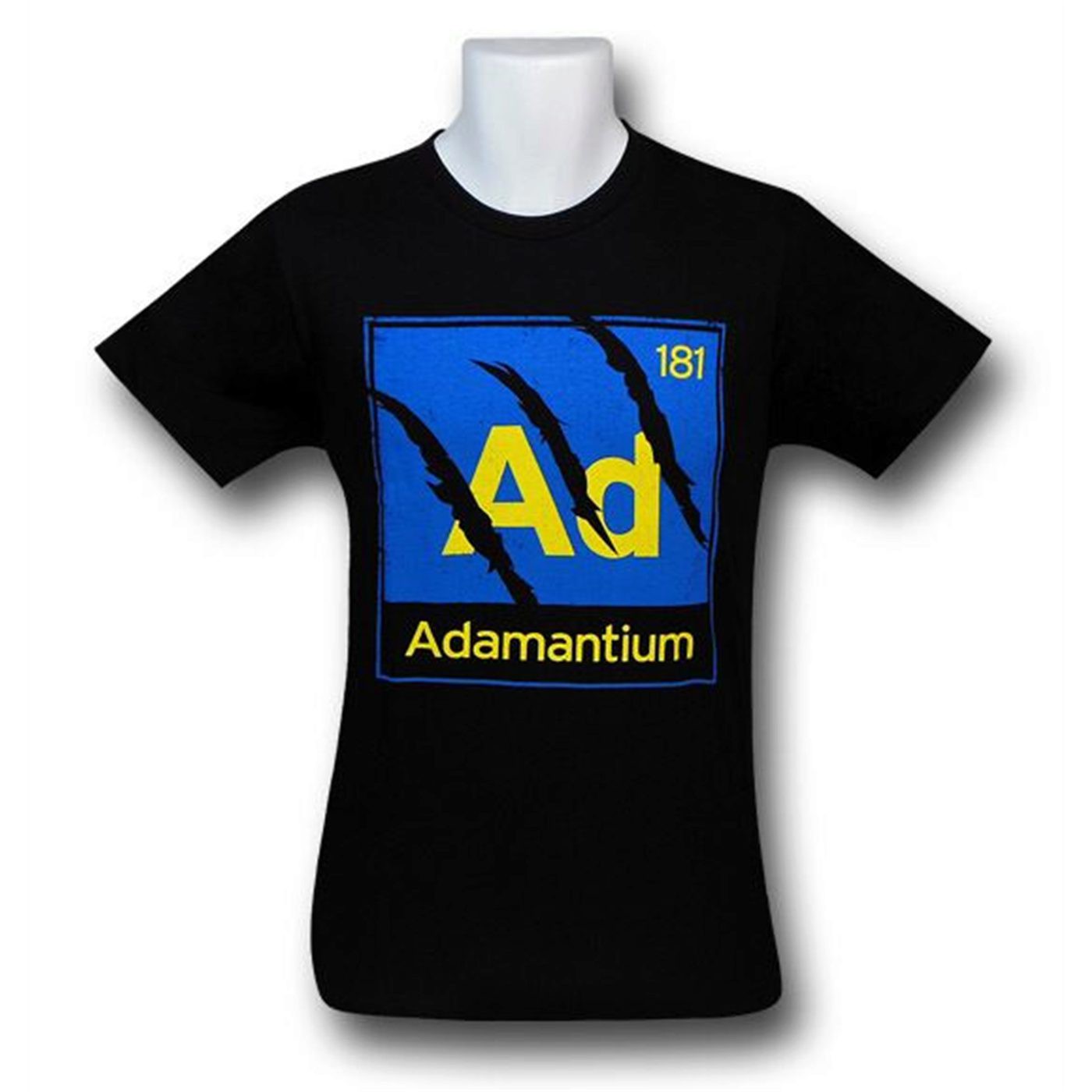 Wolverine Periodic Adamantium 30 Single T-Shirt, Black