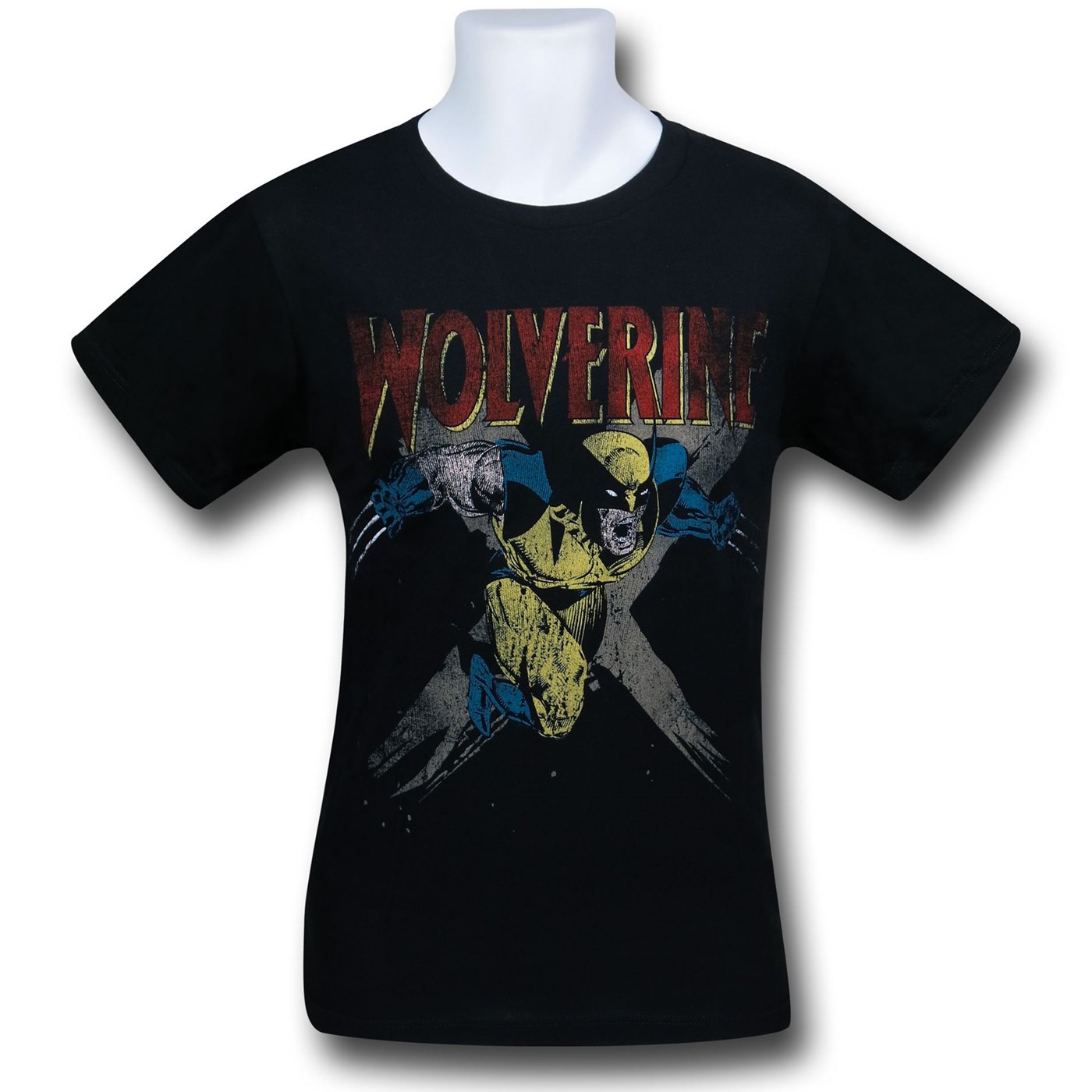 Wolverine Raging Charge Black T-Shirt, Black