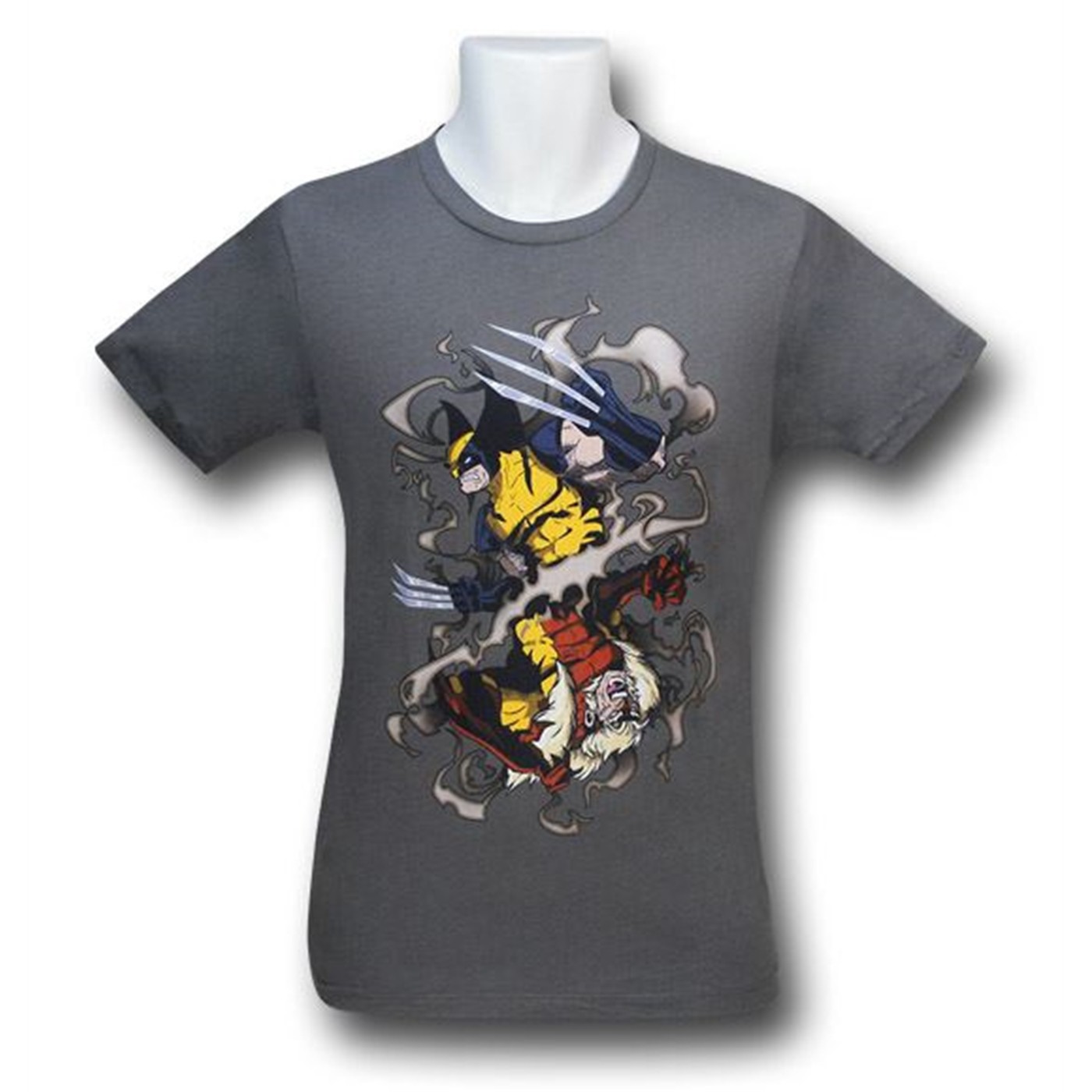 Wolverine Sabretooth Flip 30 Single T-Shirt, Grey