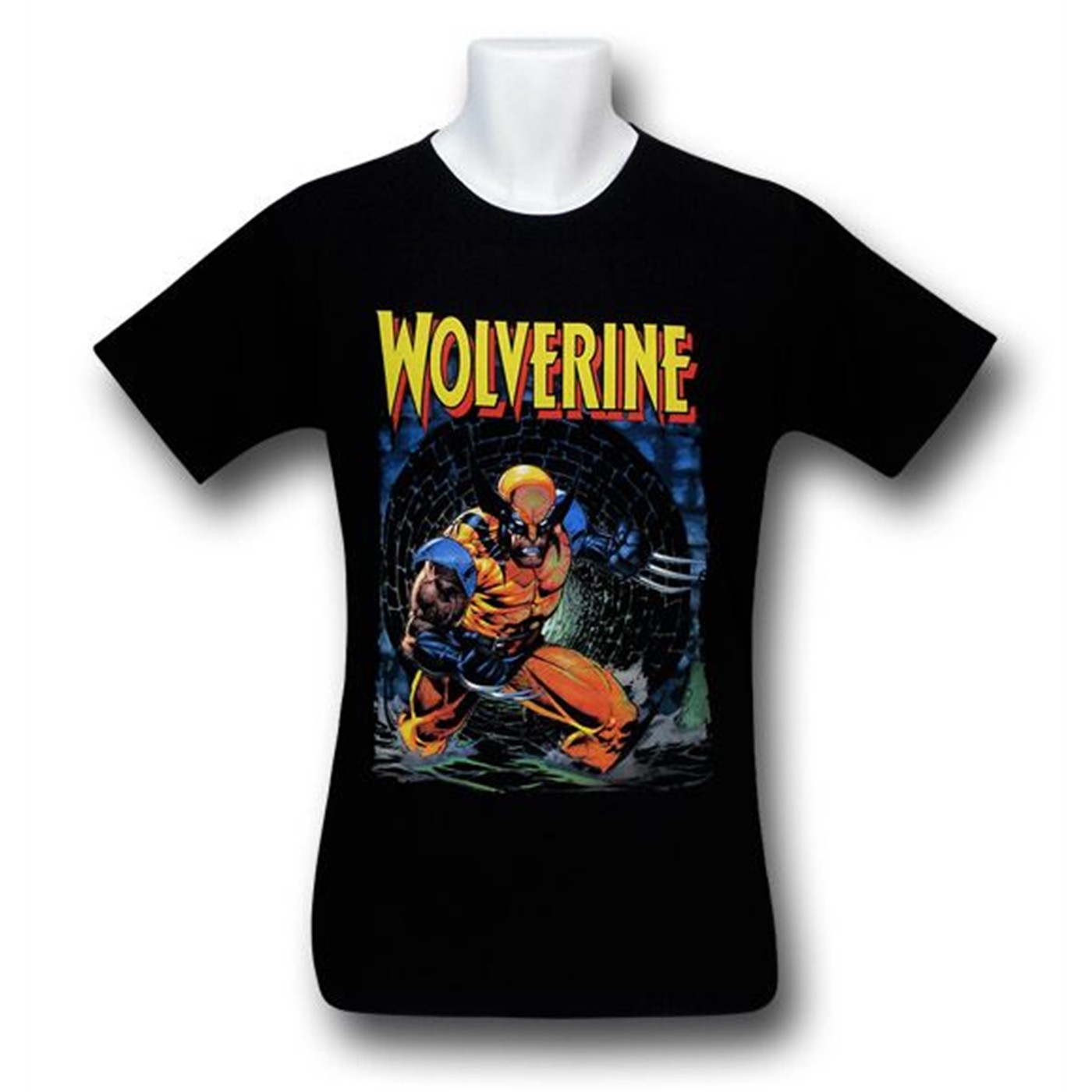 Wolverine Knee Deep In The Sewer T-Shirt, Black