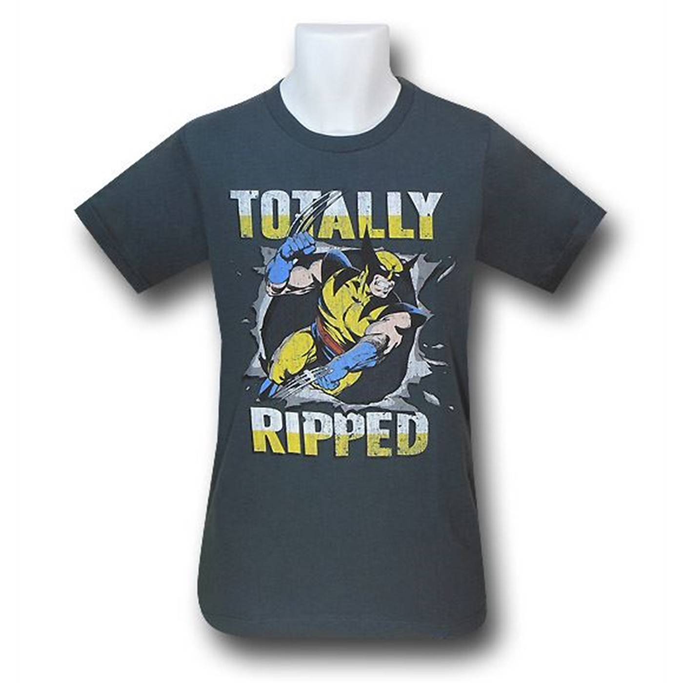 Wolverine Totally Ripped 30 Single T-Shirt, Grey