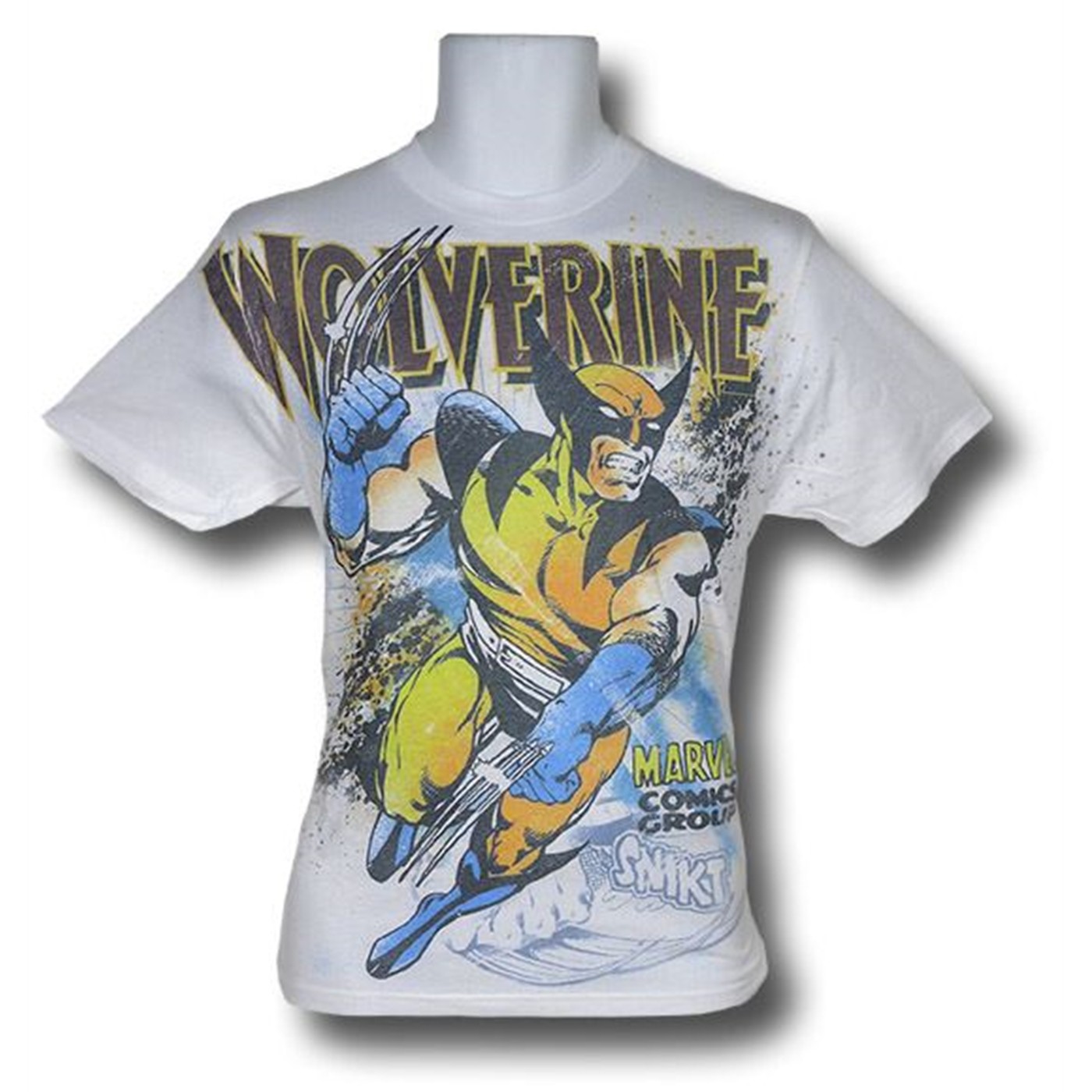 Wolverine Snikt White Sublimated T-Shirt, White