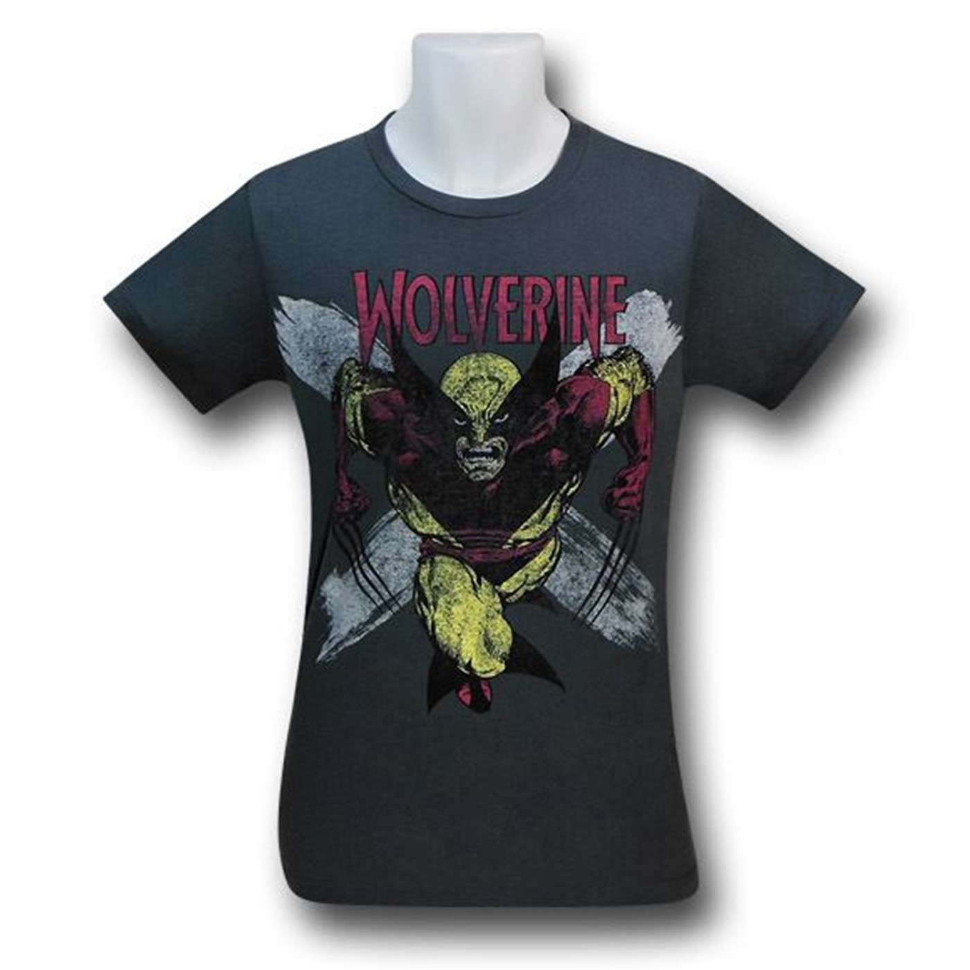 Wolverine Charging X Charcoal 30 Single T-Shirt, Grey