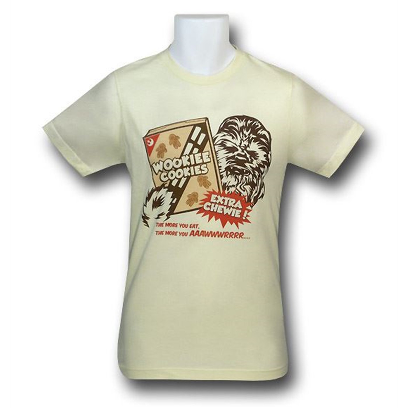 Chewbacca Wookie Cookies 30 Single T-Shirt, White
