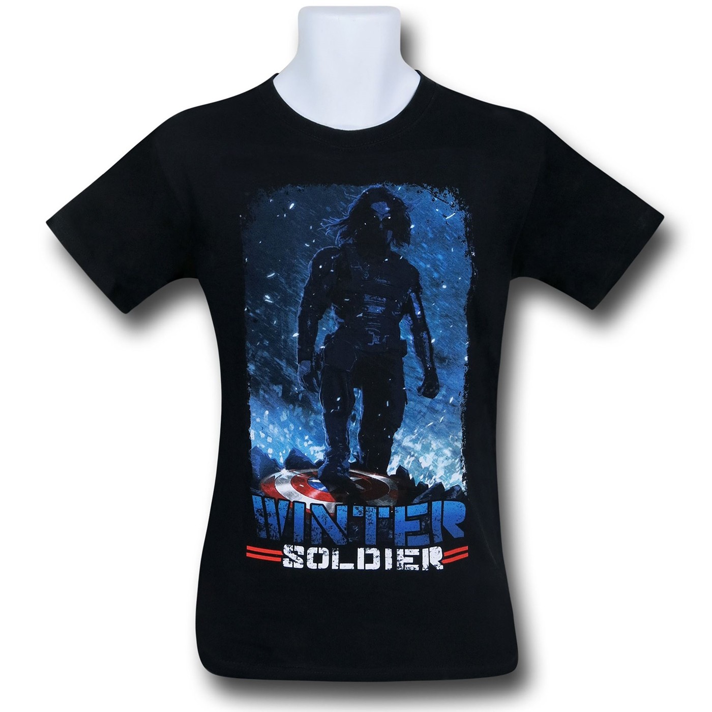 Winter Soldier Conquering T-Shirt, Black