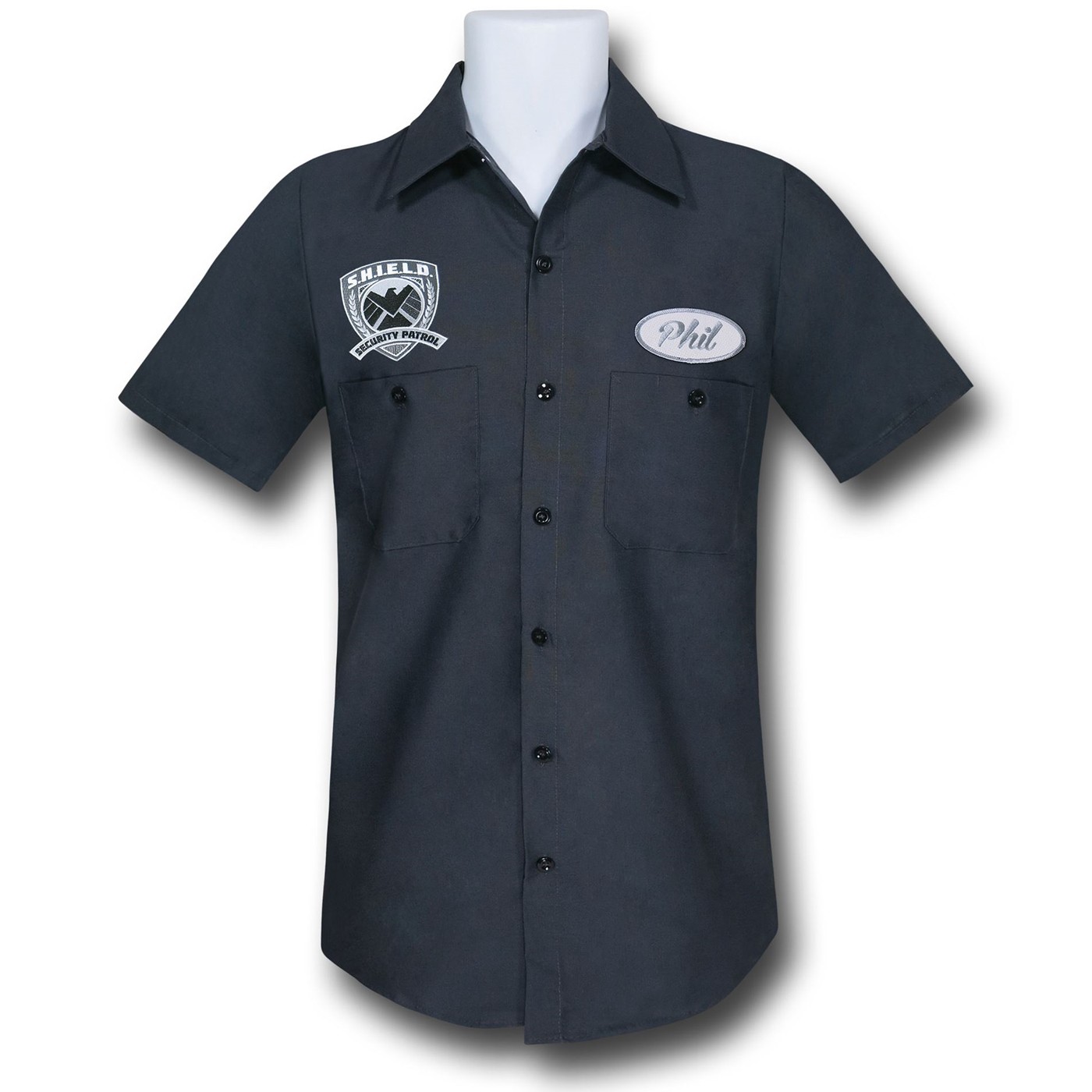 SHIELD Security Work Shirt, Grey
