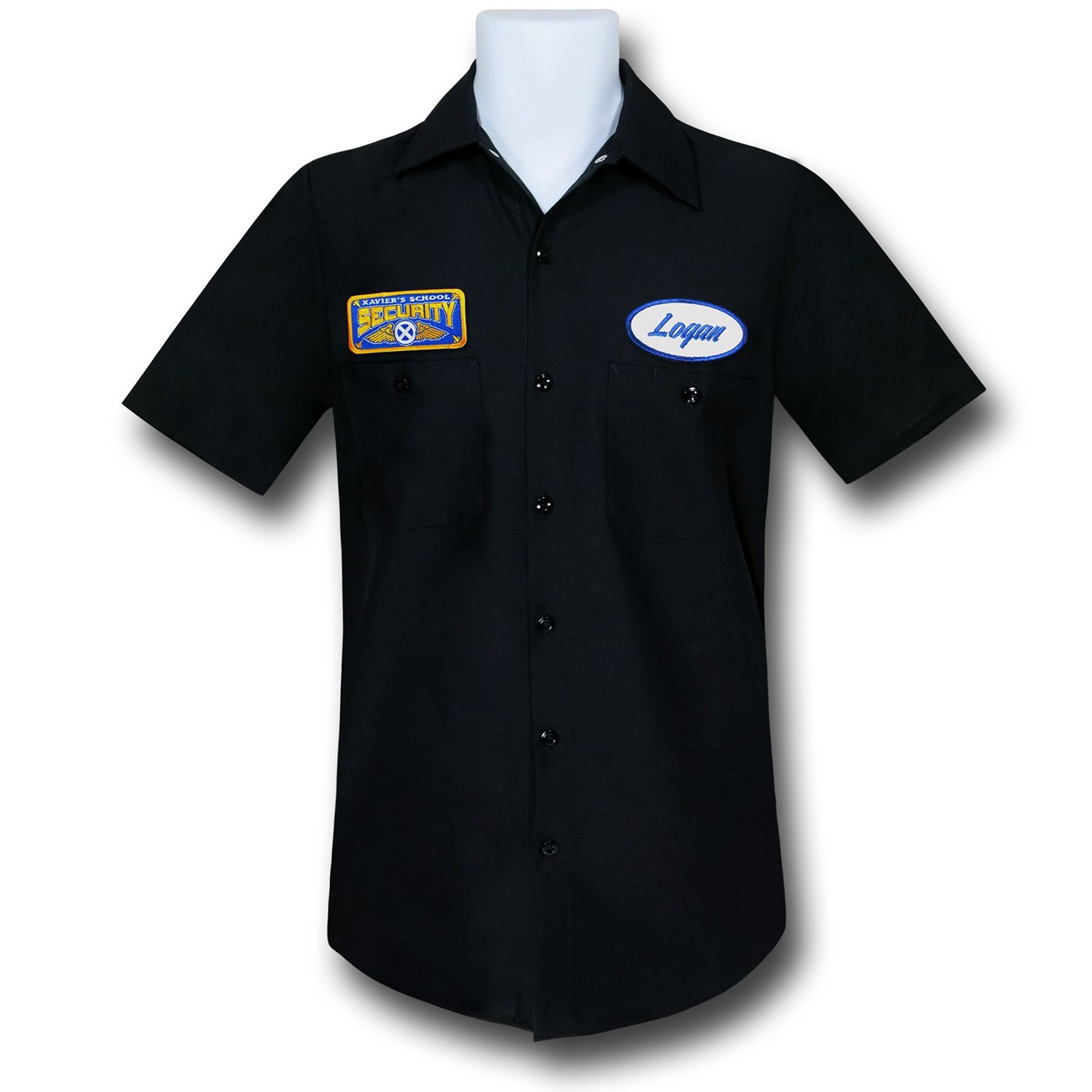 X-Men Xavier Security Work Shirt, Black
