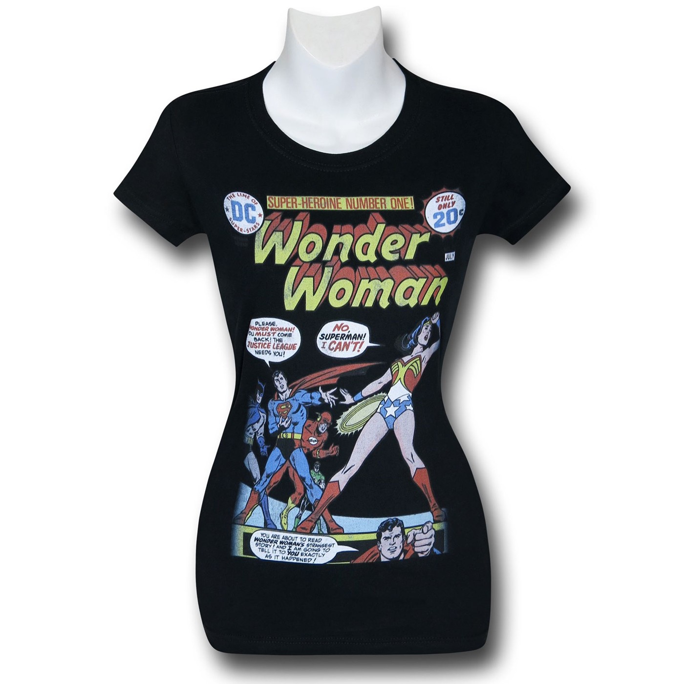 Wonder Woman #212 Cover Women's T-Shirt, Black