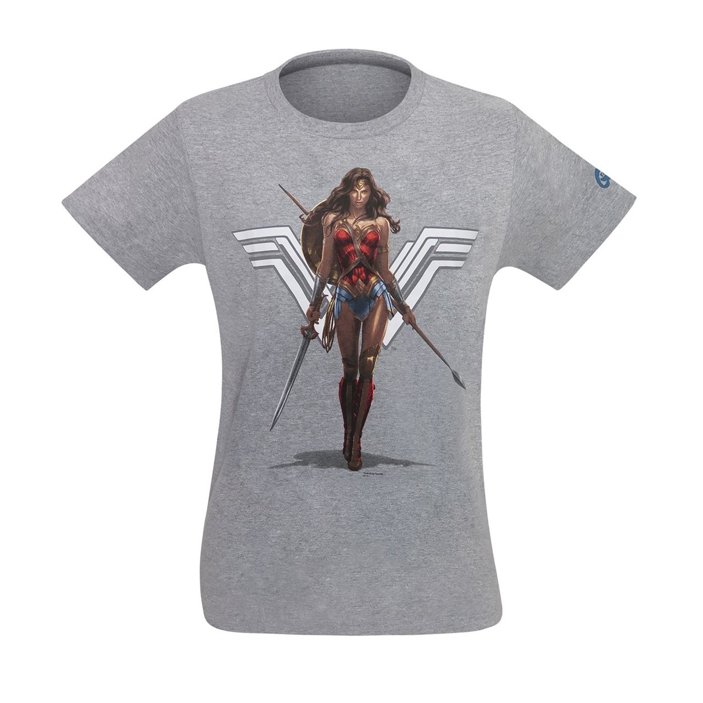Wonder Woman Movie Amazon Princess Men's T-Shirt, Grey