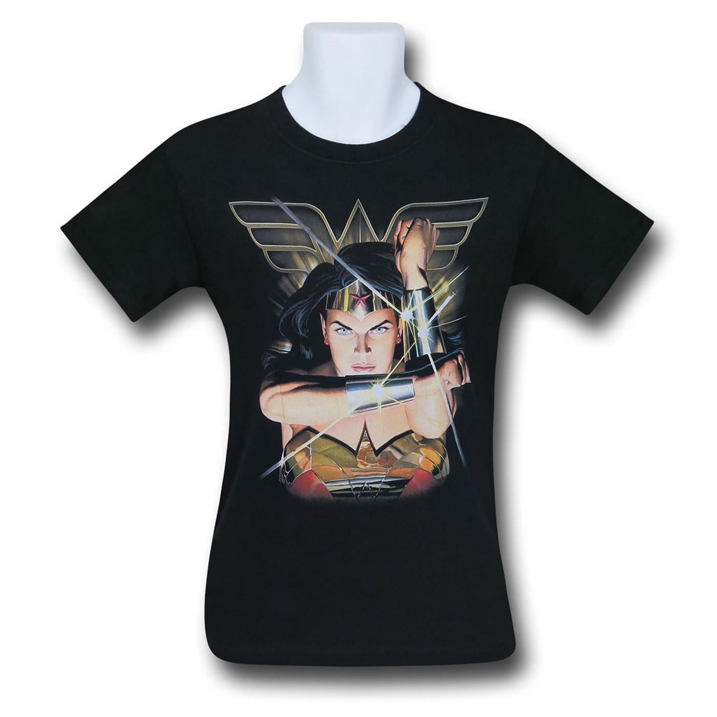 Wonder Woman Alex Ross Hell Yeah Men's T-Shirt, Black