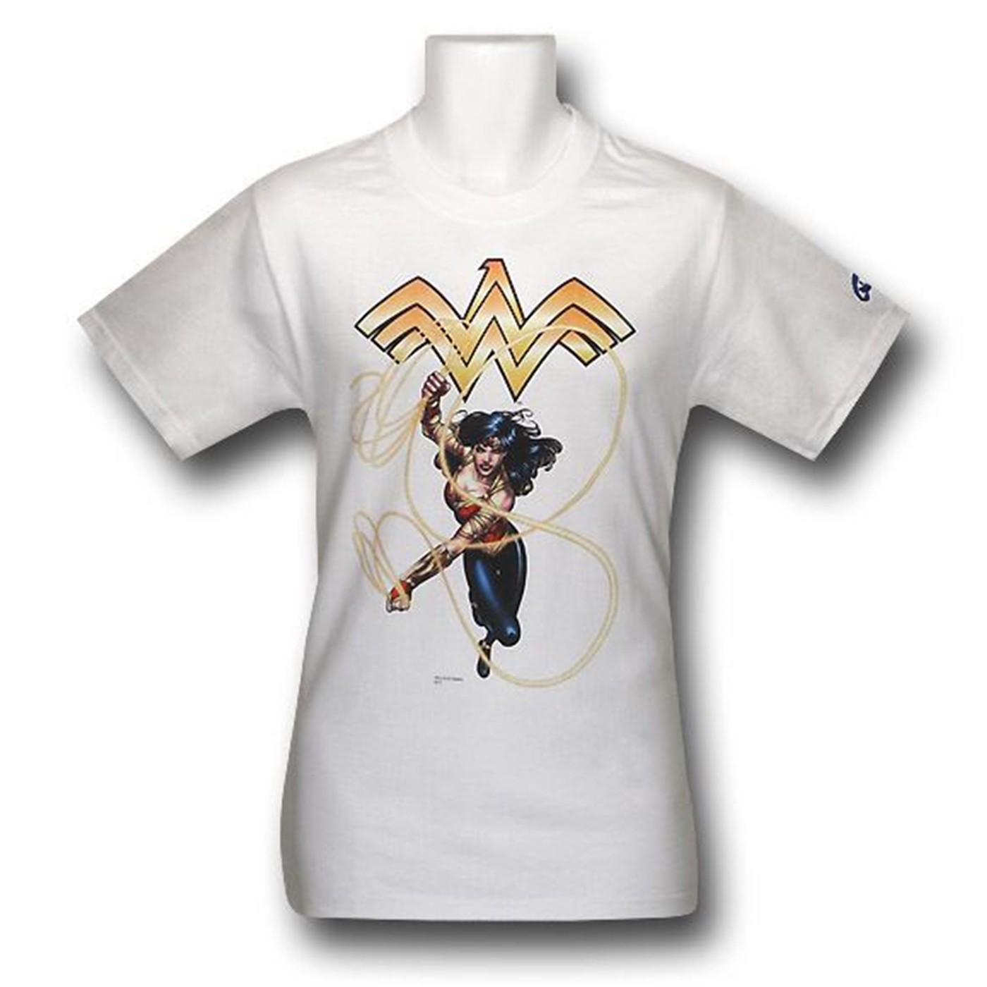 Wonder Woman and Symbol DC Universe T-Shirt, White