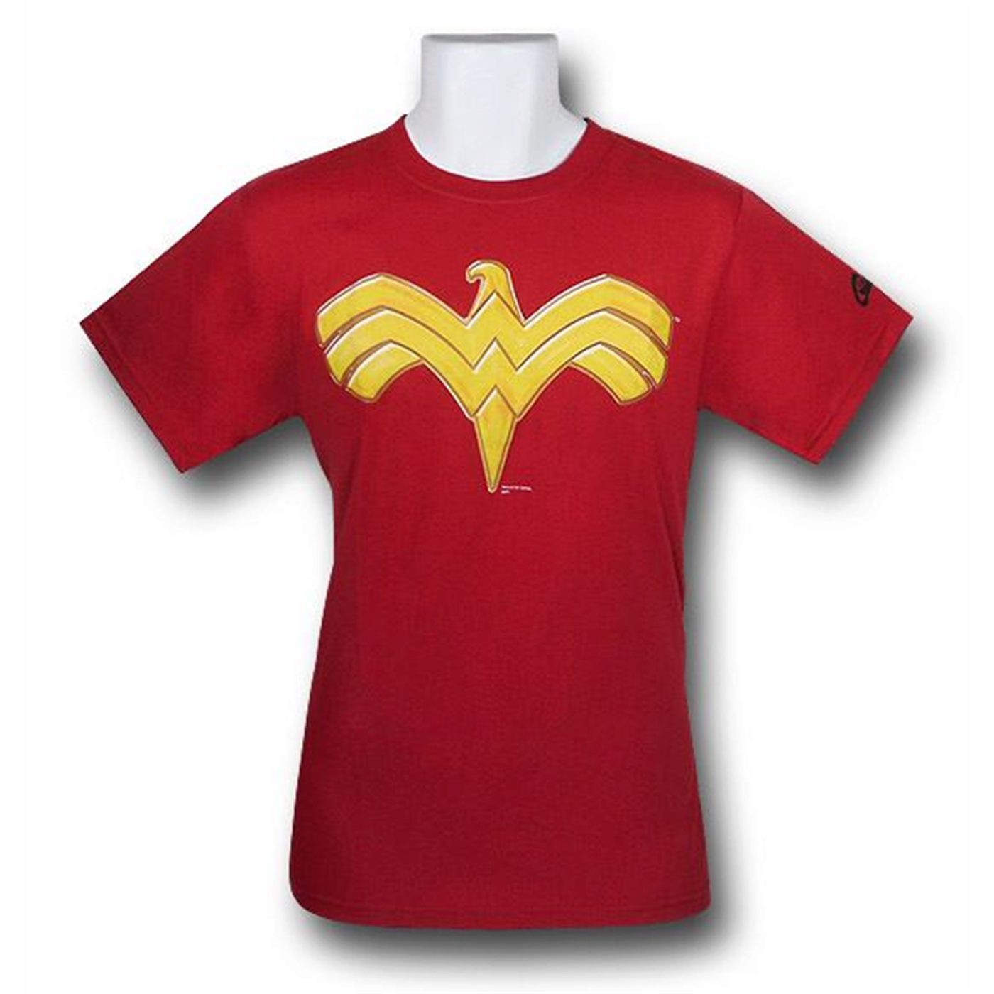 Wonder Woman Eagle Symbol Mens T-Shirt, Red