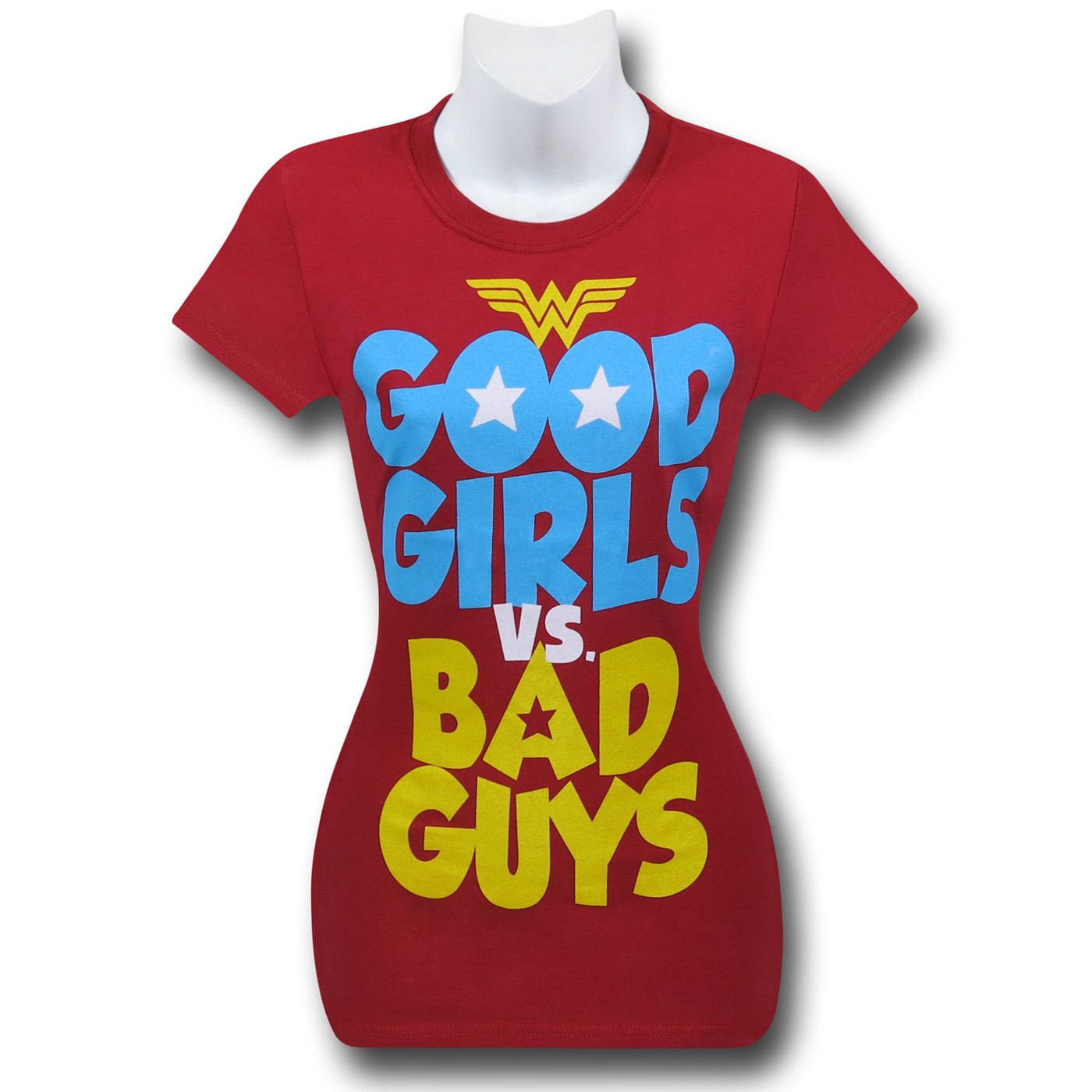 Wonder Woman Good Girls Women's Red T-Shirt, Red