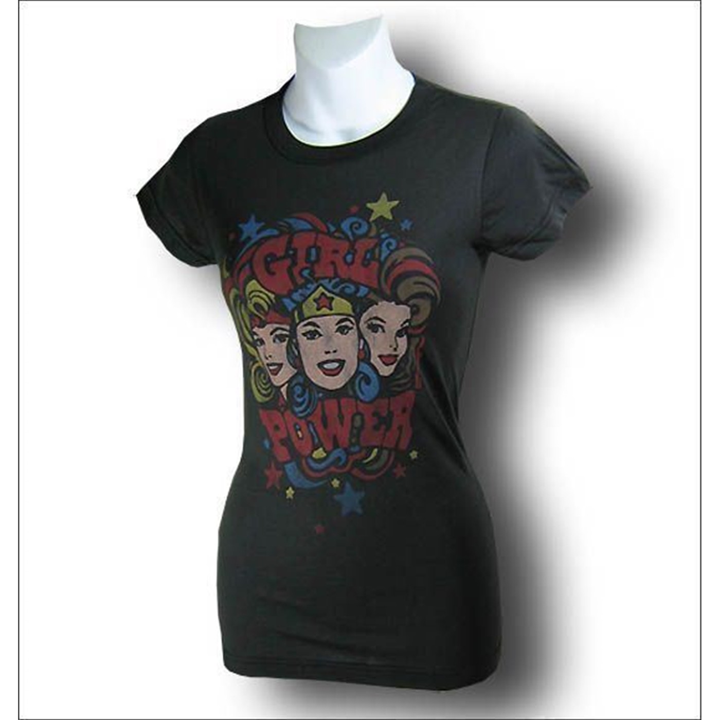 Wonder Woman Black Girl Power Juniors T-Shirt