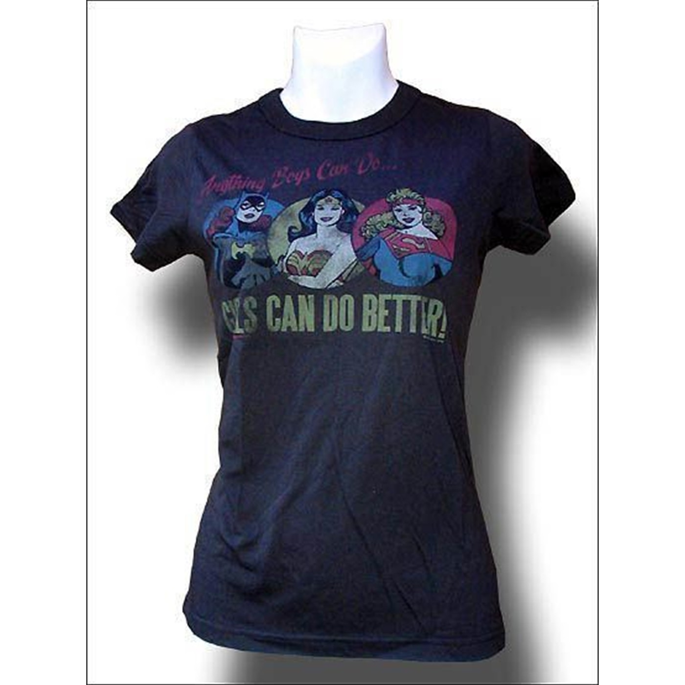 Girls Do It Better Youth Junkfood T-Shirt, Black