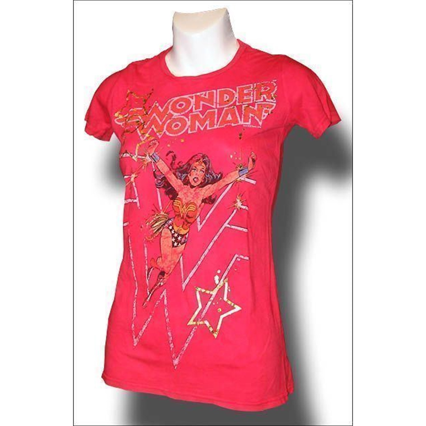 Wonder Woman Youth T-Shirt by Junkfood, Red