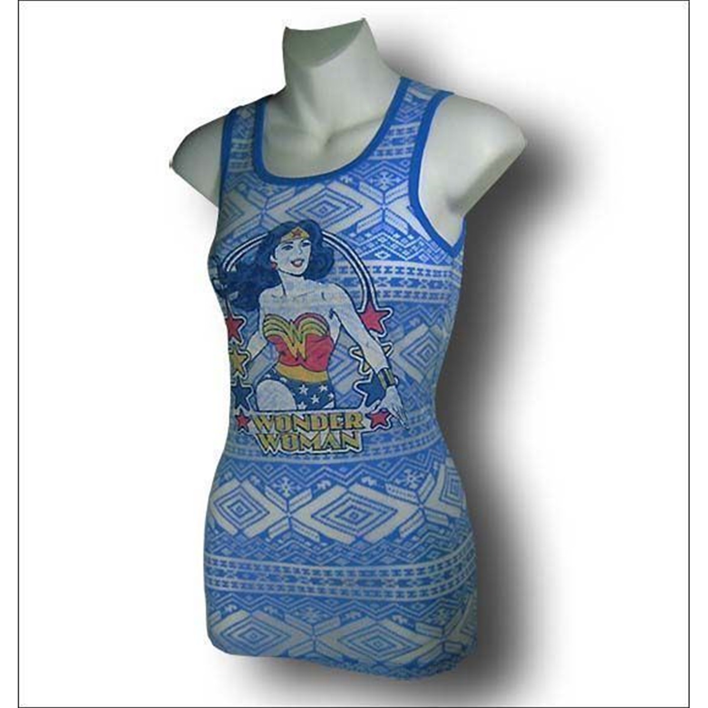 Wonder Woman  Wonder Woman Sleeveless T-Shirt, Blue