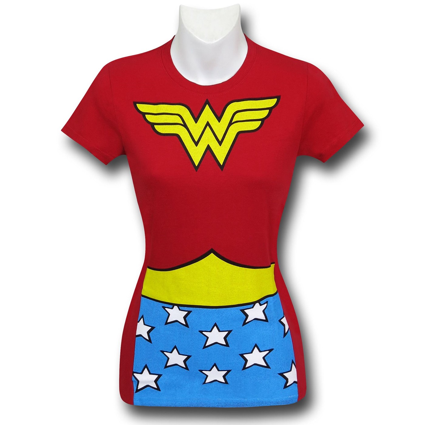 Wonder Woman Symbol Women's Costume T-Shirt, Red