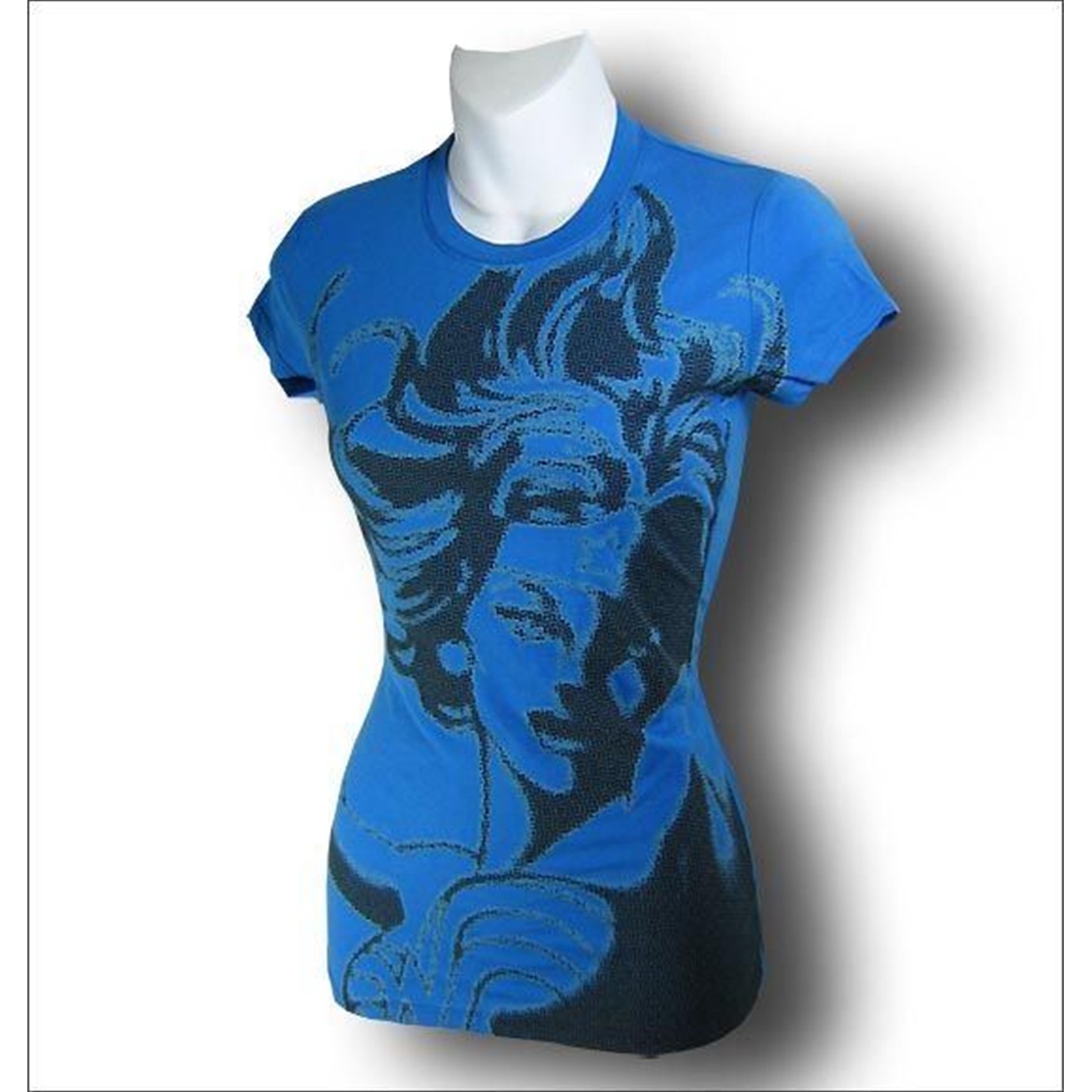 Wonder Woman Turquoise Rain Drop T-Shirt, Blue
