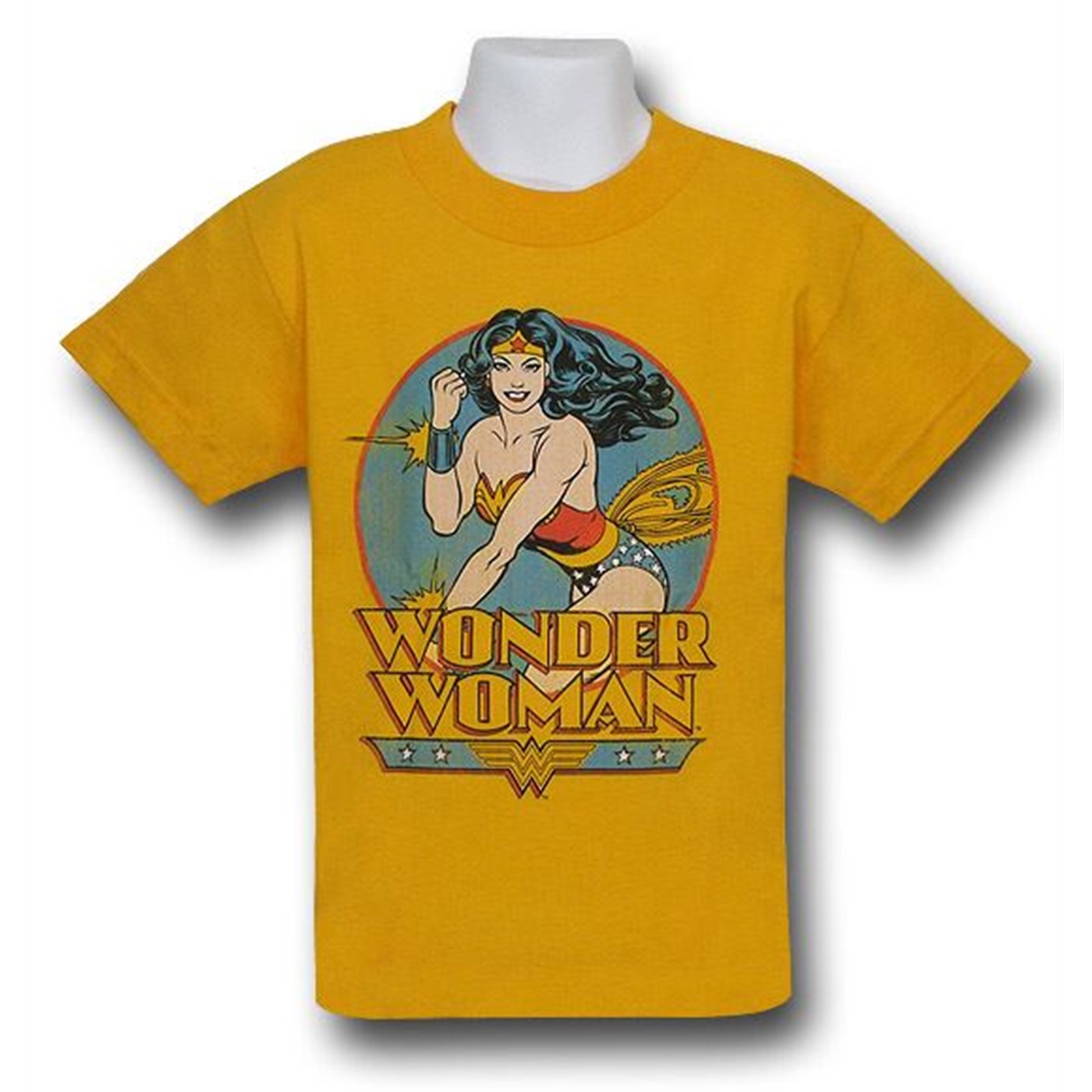 Wonder Woman Golden Amazon Kids T-Shirt, Yellow