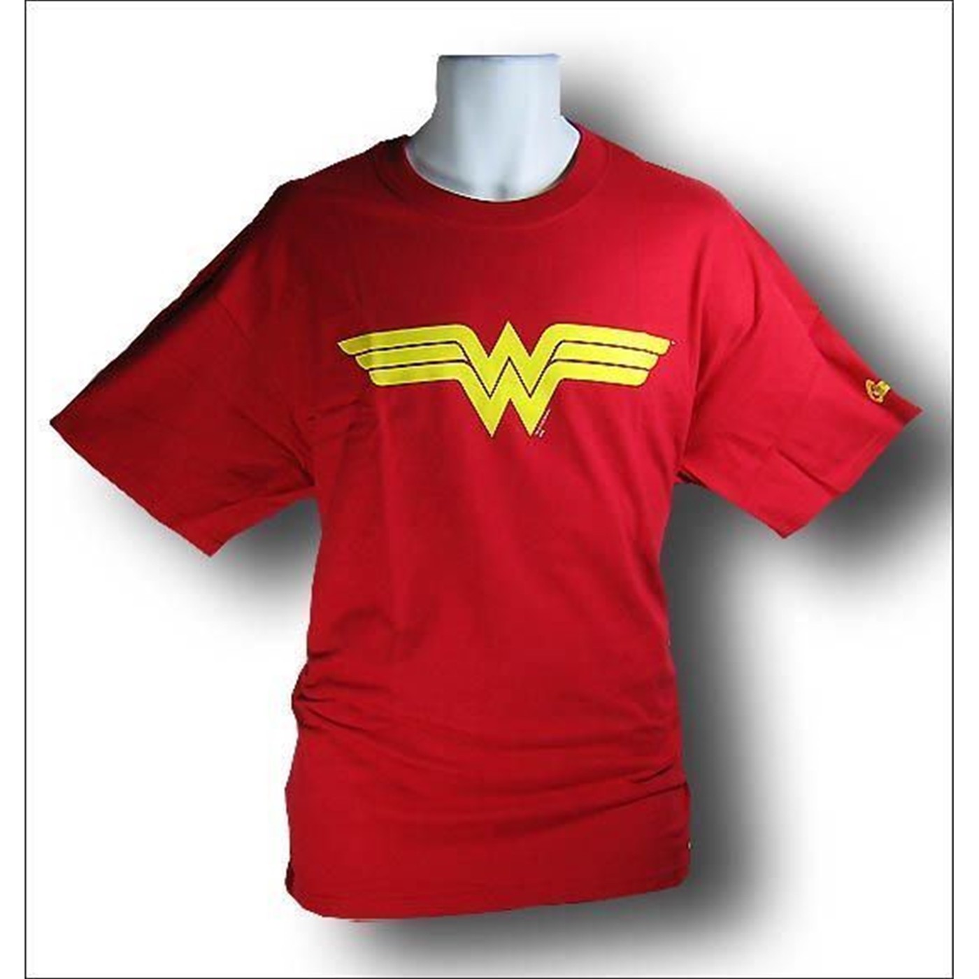 Wonder Woman Symbol Mens Red T-Shirt, Red