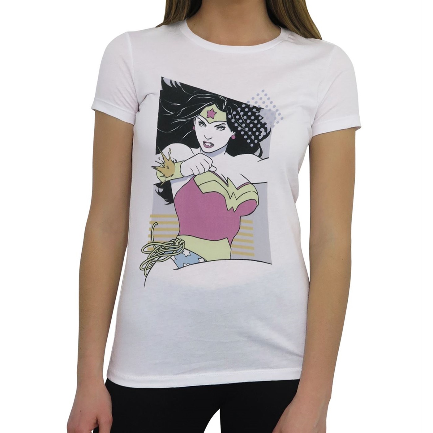 Wonder Woman Minimal Women's T-Shirt, White
