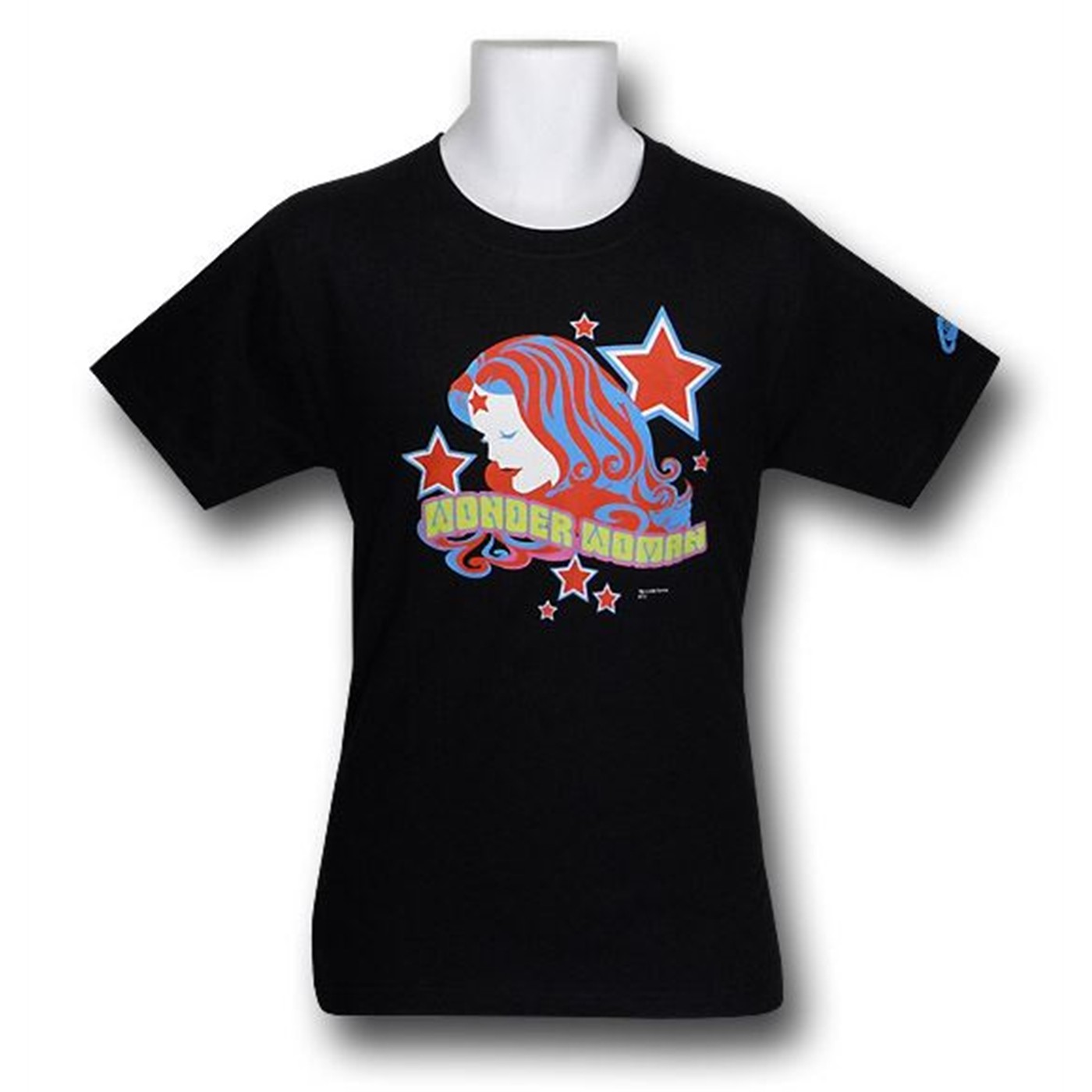 Wonder Woman Mod Graphic T-Shirt, Black