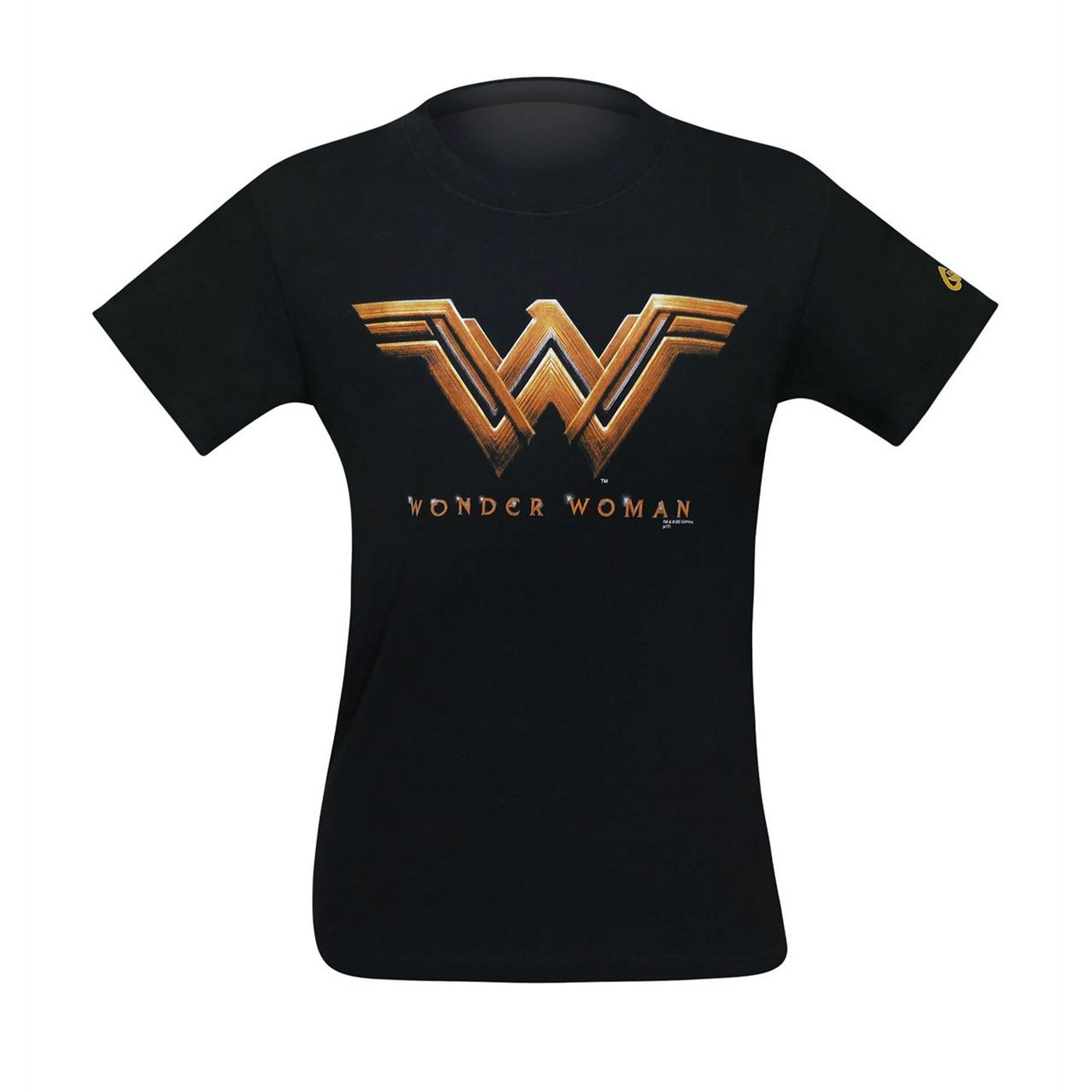 Wonder Woman Movie Logo Men's T-Shirt, Black