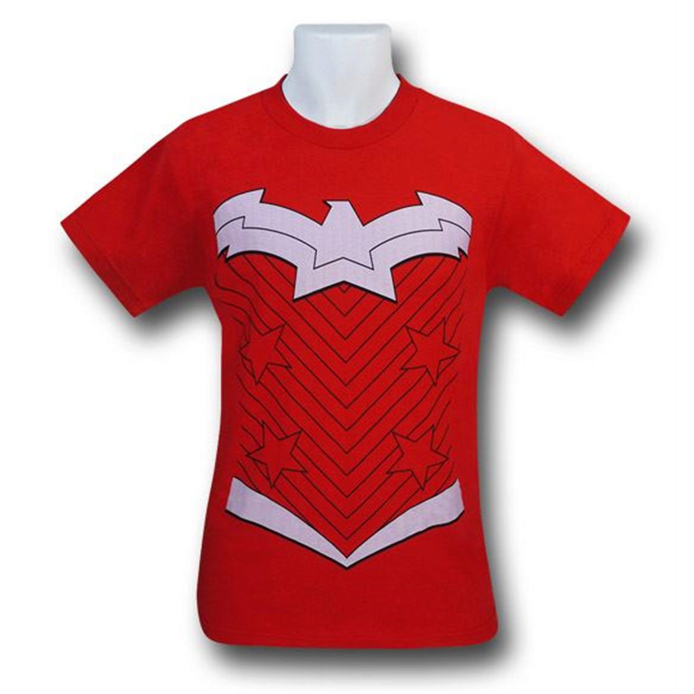 Wonder Woman New 52 Costume T-Shirt, Red