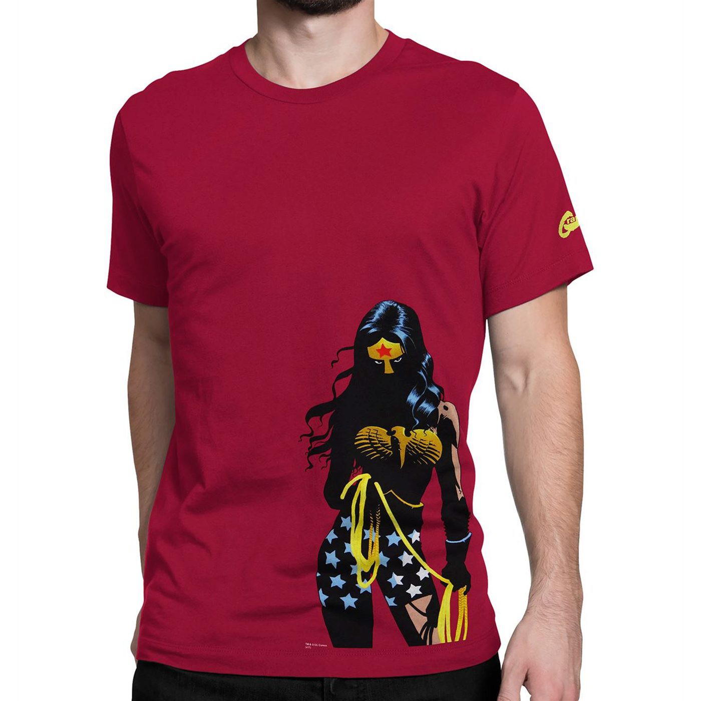 Wonder Woman Dark Knight by Eduardo Risso Men's T-Shirt, Red
